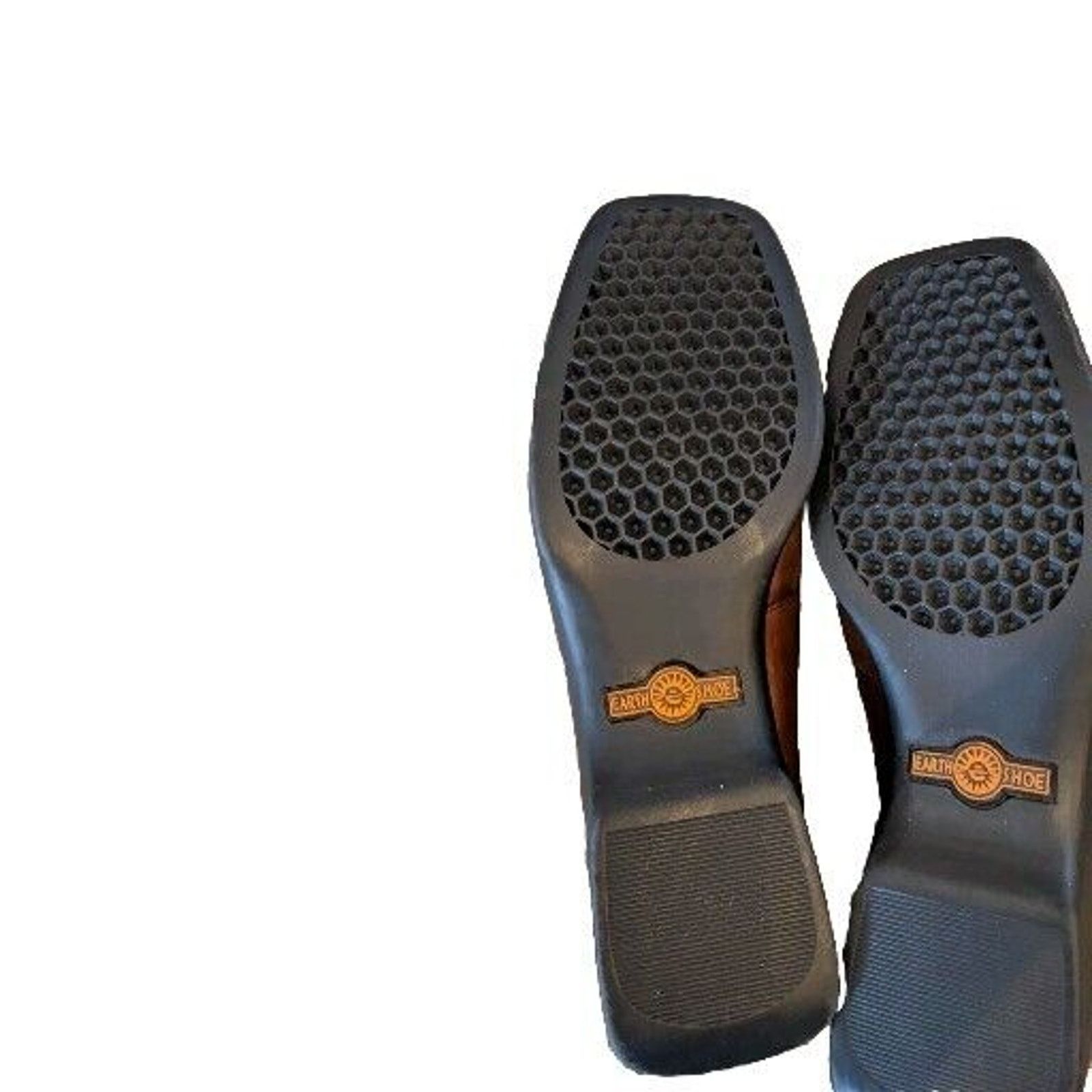 Other Earth Shoes Brown Leather Slip On Loafers Rubber Soles 8.5 Size US 8.5 / IT 38.5 - 5 Thumbnail