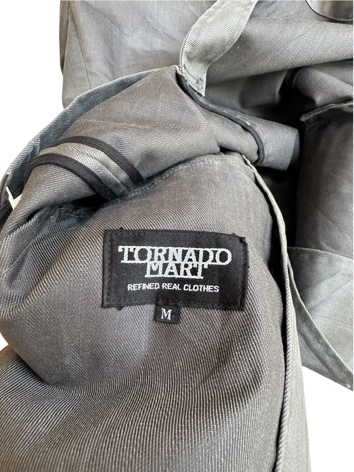 Tornado Mart Tornado Mart Workwear Chore Coat Minimal Grey Button Jacket Size US L / EU 52-54 / 3 - 3 Thumbnail