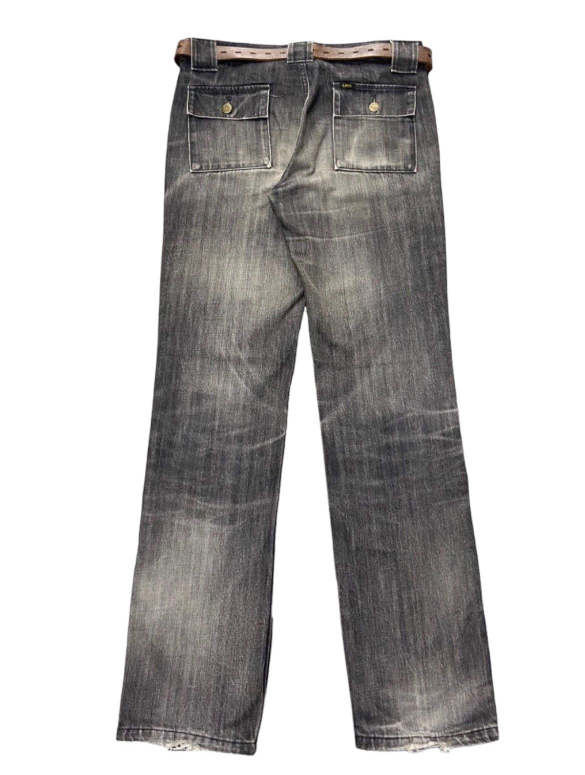 Edwin × Lee × Levi's Vintage Lee Bush Denim Pants With Leather Belt Size US 32 / EU 48 - 2 Thumbnail