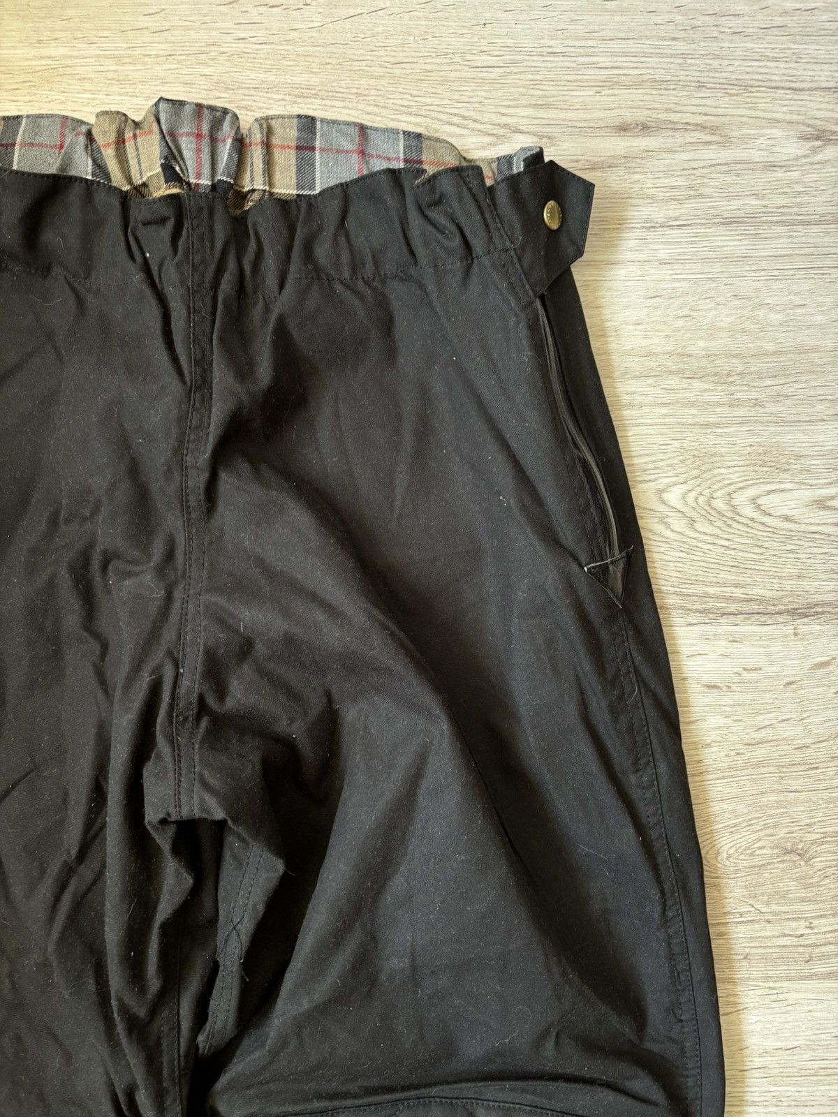 Barbour Barbour Bike Trousers C34 86cm Waxed Cotton Biker Pants Size US 34 / EU 50 - 7 Thumbnail