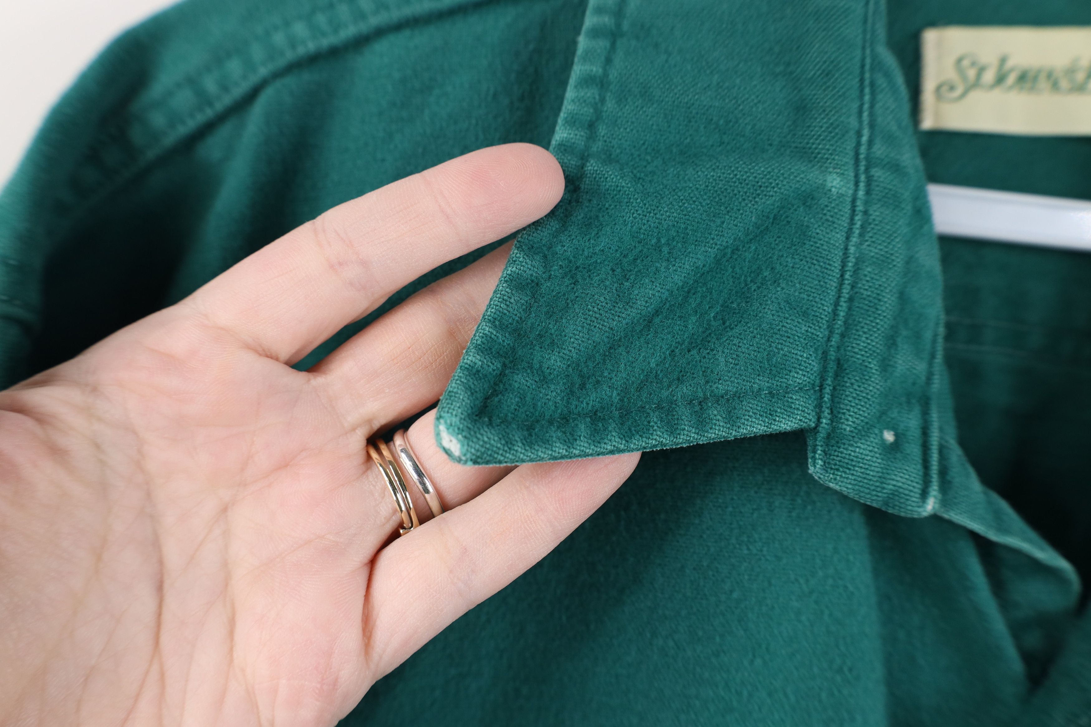 Vintage Vintage 70s Streetwear Chamois Collared Button Shirt USA Size US L / EU 52-54 / 3 - 4 Thumbnail