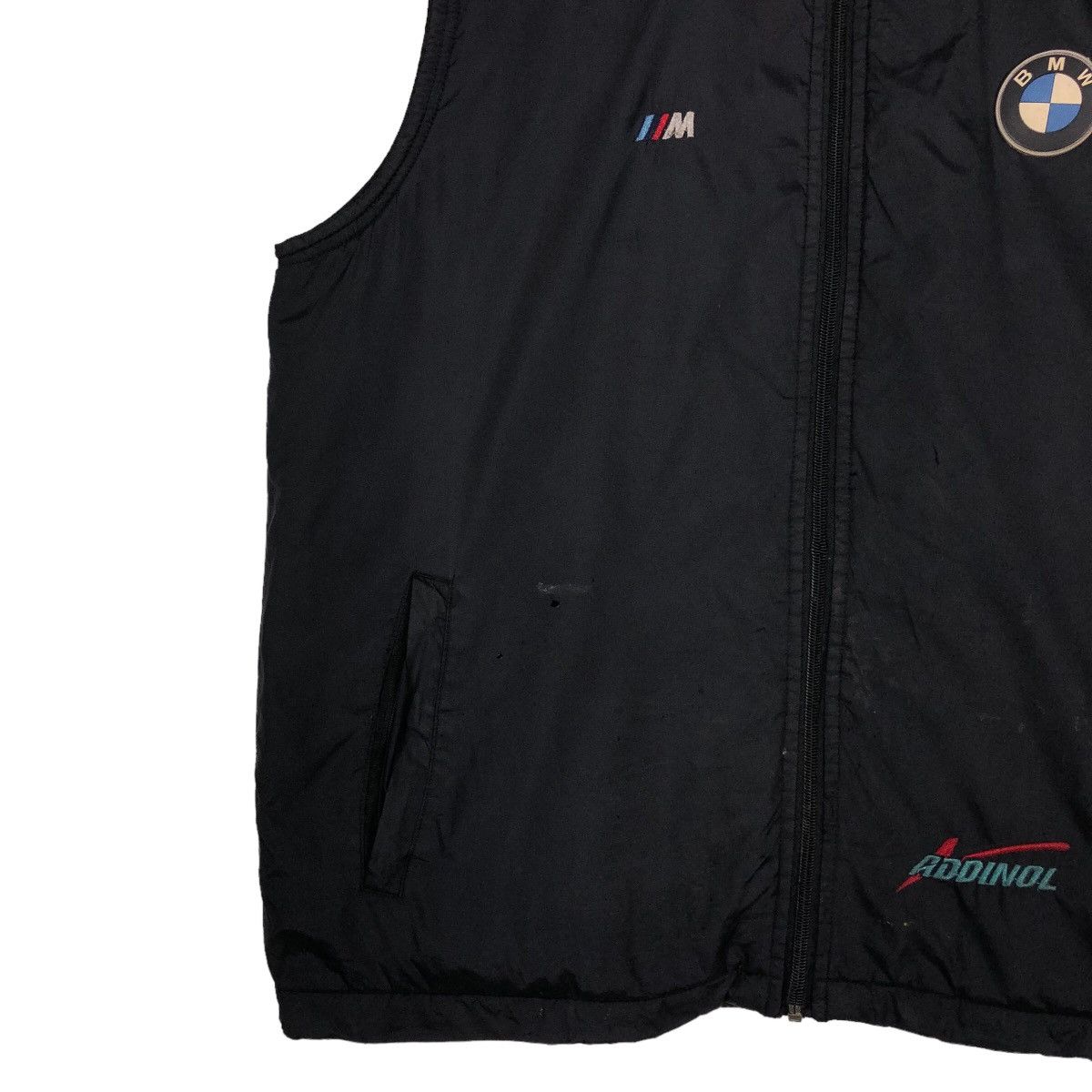 Japanese Brand 🔥Vintage Vest Puffer Down BMW Motorrad Big Logo Spell Out Size US L / EU 52-54 / 3 - 4 Thumbnail