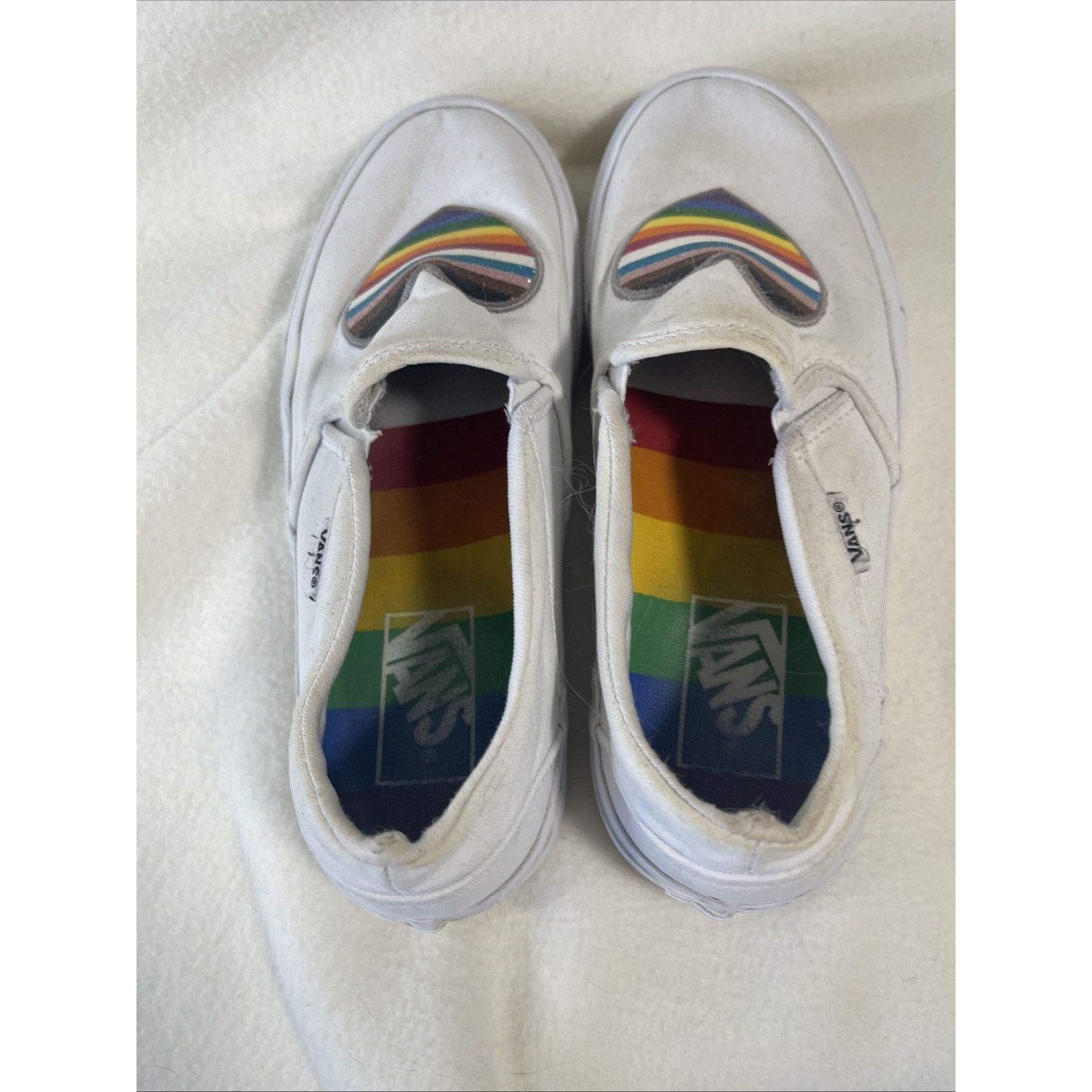 Vans Vans Asher Pride Glitter Rainbow Heart Women's Size 7.5 Size US 7.5 / IT 37.5 - 6 Thumbnail