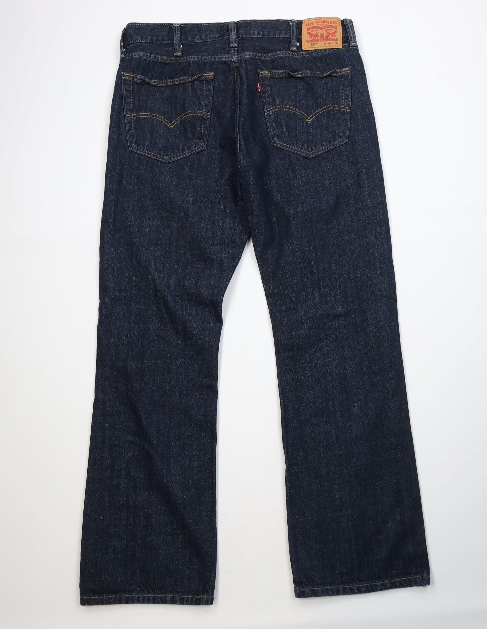 Levi's Vintage Y2K Levis 527 Western Wide Leg Bootcut Jeans Blue Size US 38 / EU 54 - 8 Thumbnail
