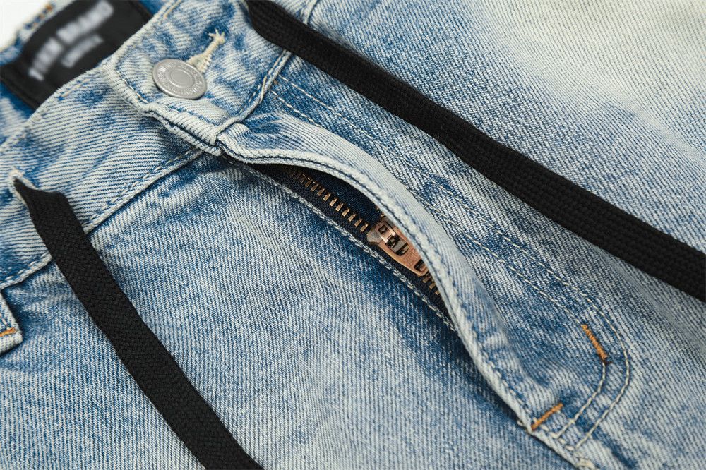 Japanese Brand × Jean Washed distressed ripped casual tie-dye gradient loose jeans Size US 34 / EU 50 - 5 Thumbnail