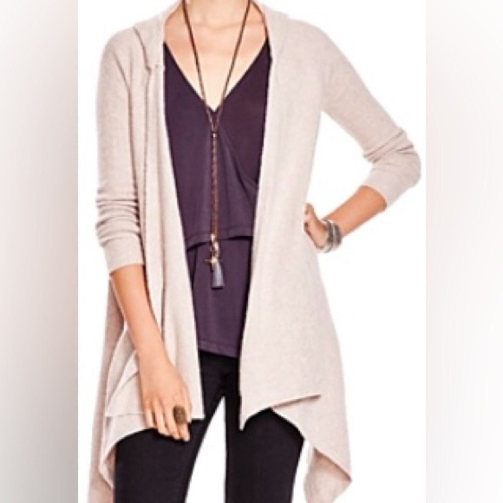 Free People Free People Sloane Hooded wrap cardigan, size XS Size XS / US 0-2 / IT 36-38 - 1 Thumbnail