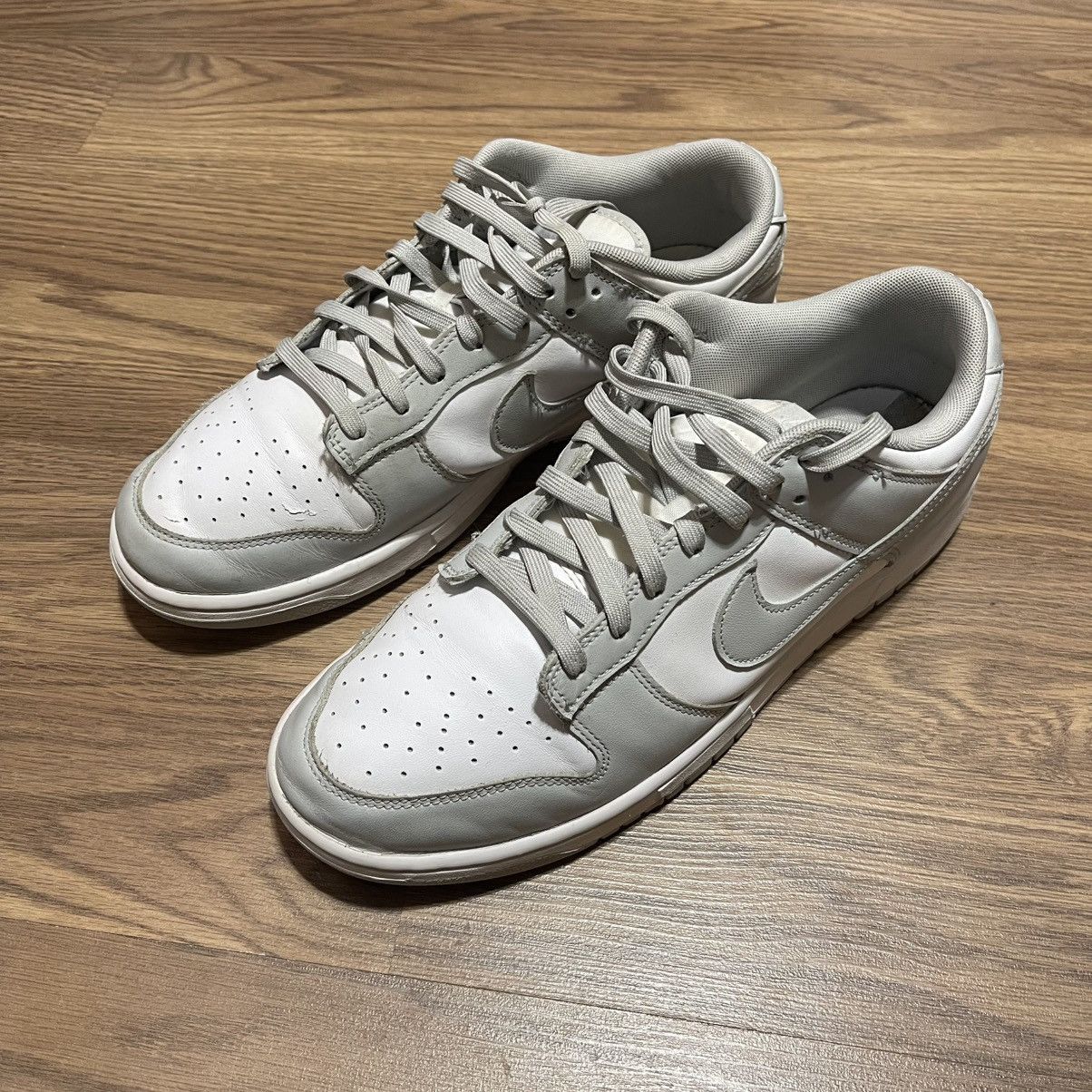 Nike Nike Dunk Low Retro White Grey Fog DD1391-103 Size US 12 / EU 45 - 8 Thumbnail