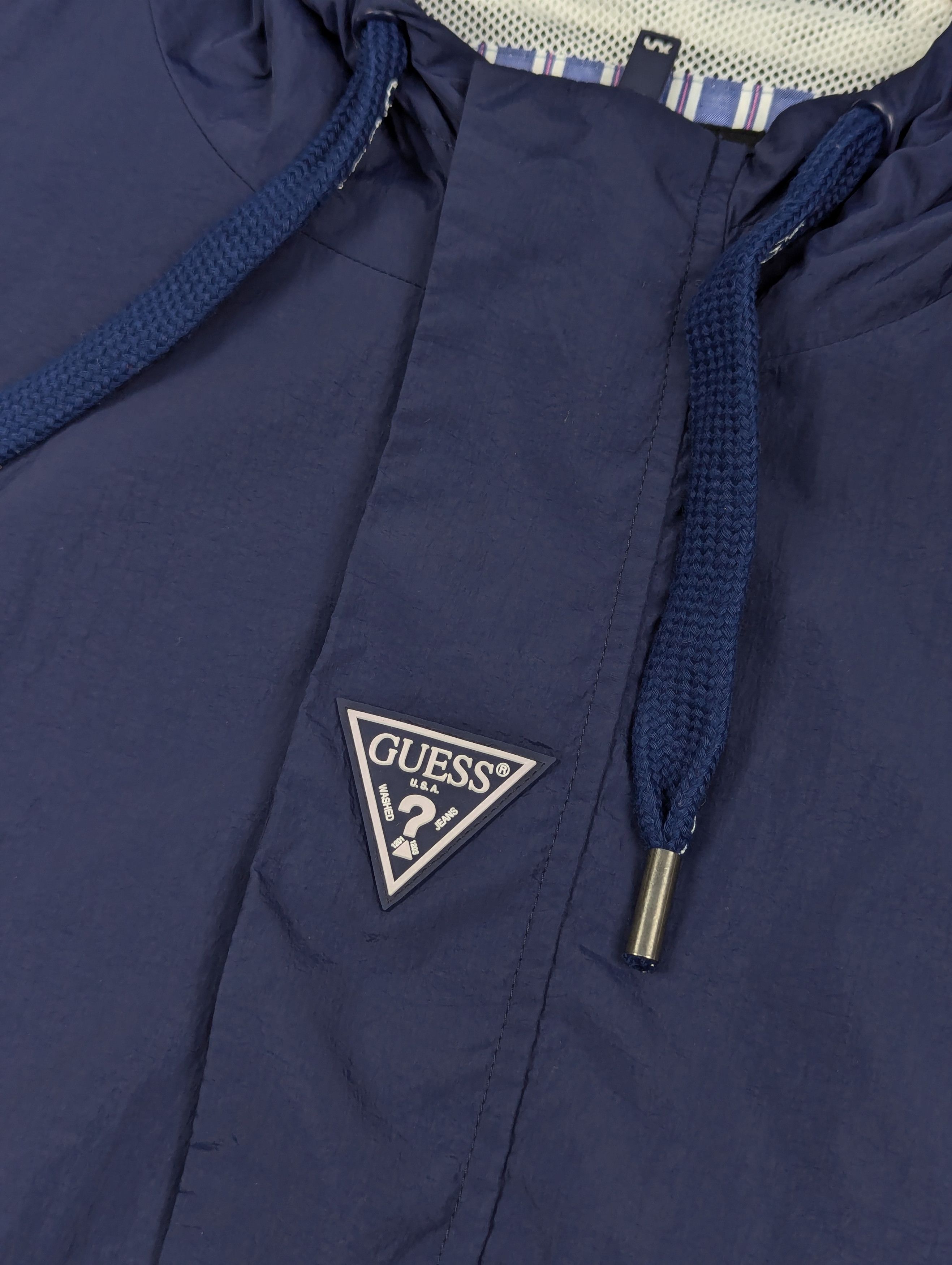 Guess Guess Los Angeles Centre Logo Hooded Light Jacket Size US L / EU 52-54 / 3 - 9 Thumbnail
