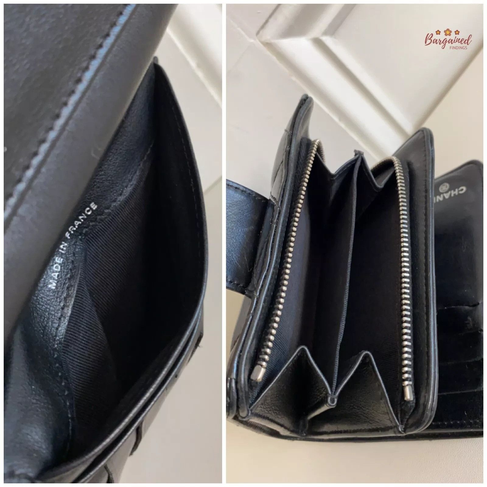 Chanel CHANEL Patent Leather Interlocking CC Logo French Wallet Size ONE SIZE - 5 Thumbnail