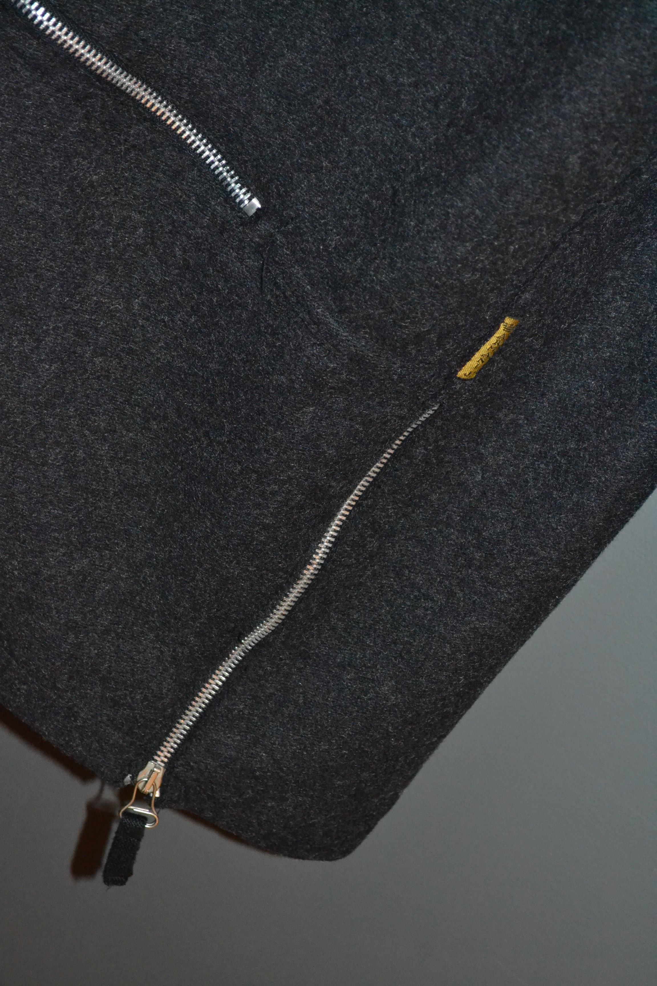Armani × Vintage Armani Vintage Wool Coat with Massive Zips L Size US L / EU 52-54 / 3 - 11 Thumbnail