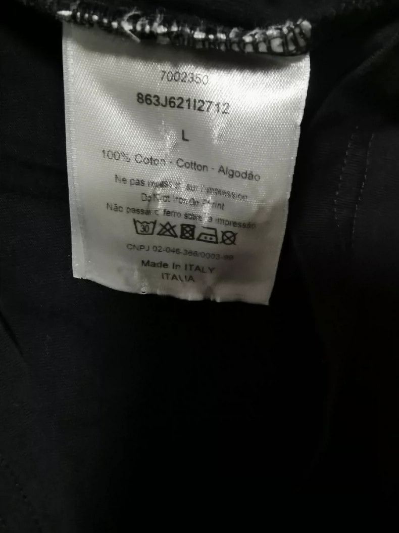 Dior Dior Homme Logo Print Short Sleeve T-Shirt Size US L / EU 52-54 / 3 - 7 Thumbnail