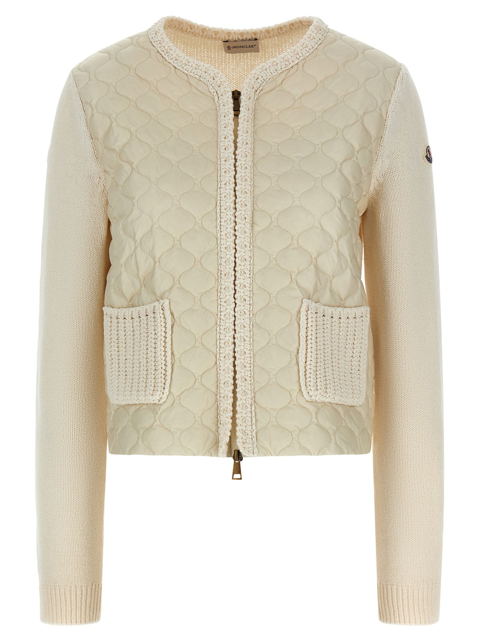 Moncler Padded cardigan Size L / US 10 / IT 46 - 1 Thumbnail
