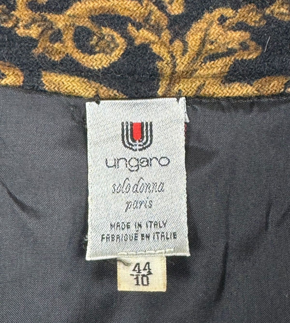 Ungaro Paris × Vintage Ungaro Paris Floral Printed Bomber Jacket Vintage size 44 Size M / US 6-8 / IT 42-44 - 10 Thumbnail