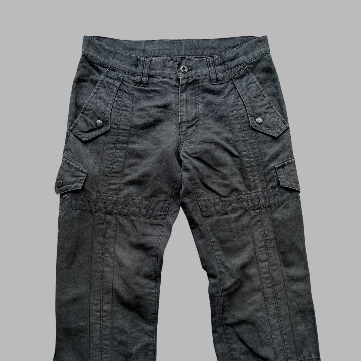 Tornado Mart 🔥 HALB JAPANESE BRAND CARGO ZIPPER PANT LENGTH 42 Size US 32 / EU 48 - 4 Thumbnail