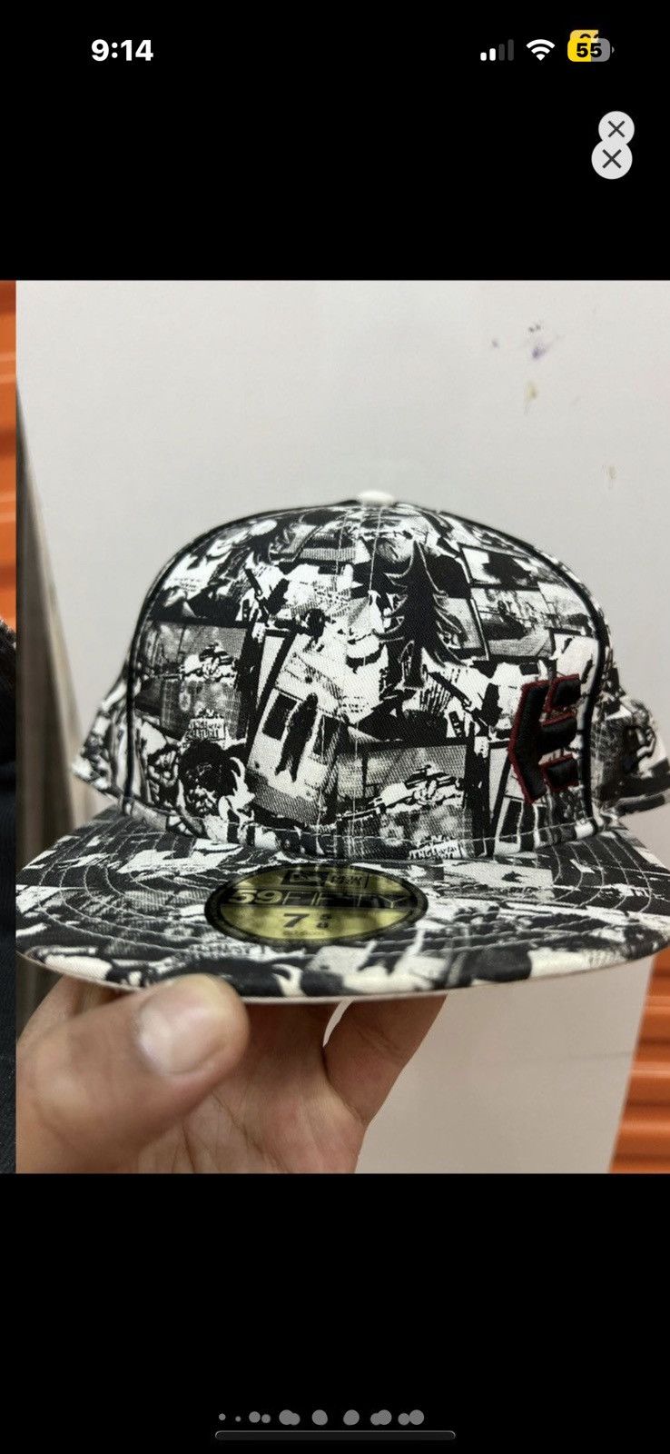 New Era ***FINAL DROP***RARE 00s ETNIES PHOTOGRAPH NEW ERA HAT 75/8 Size ONE SIZE - 10 Thumbnail