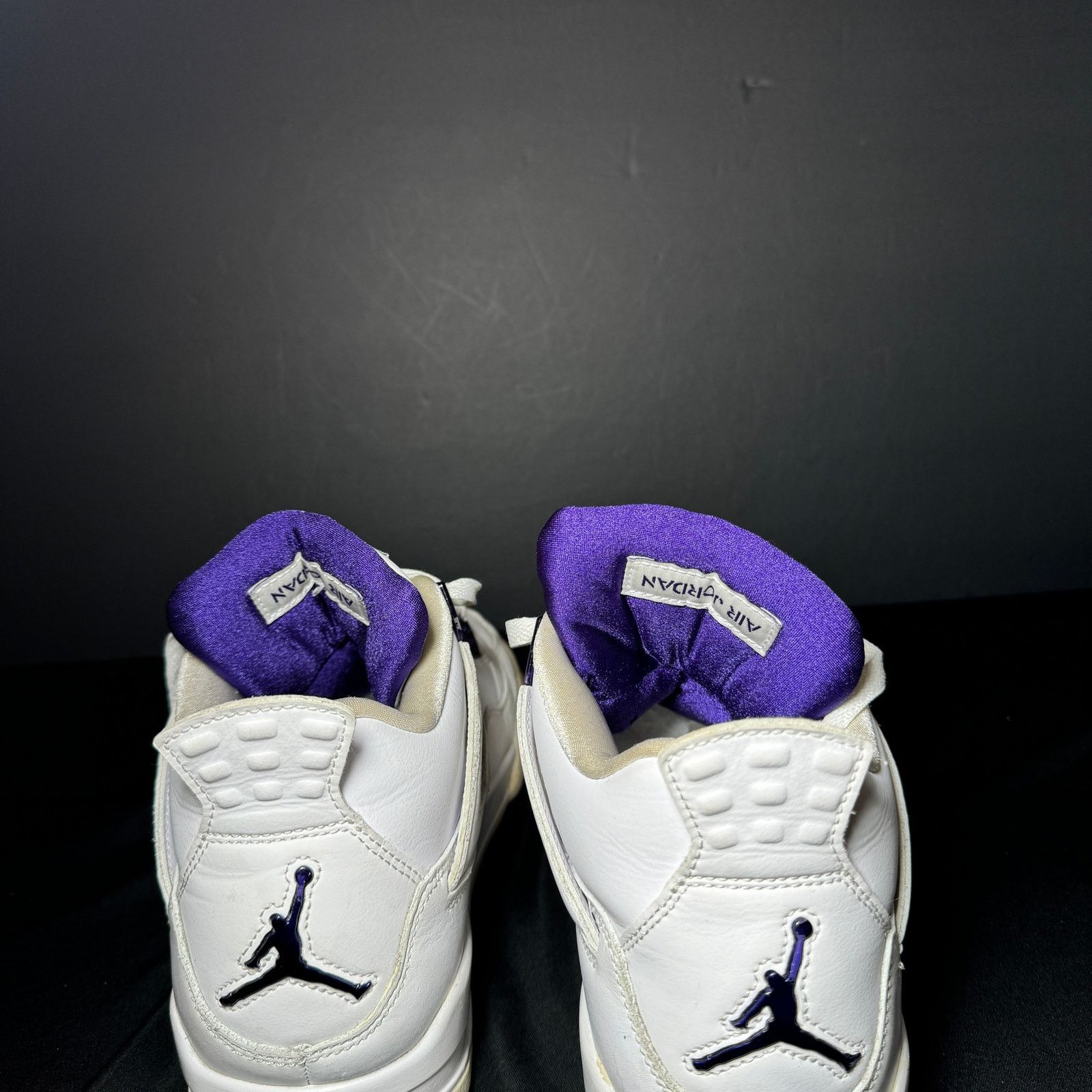 Jordan Brand × Nike Nike Air Jordan 4 Retro Purple Metallic Men's Shoes Size 10 Size US 10 / EU 43 - 7 Thumbnail