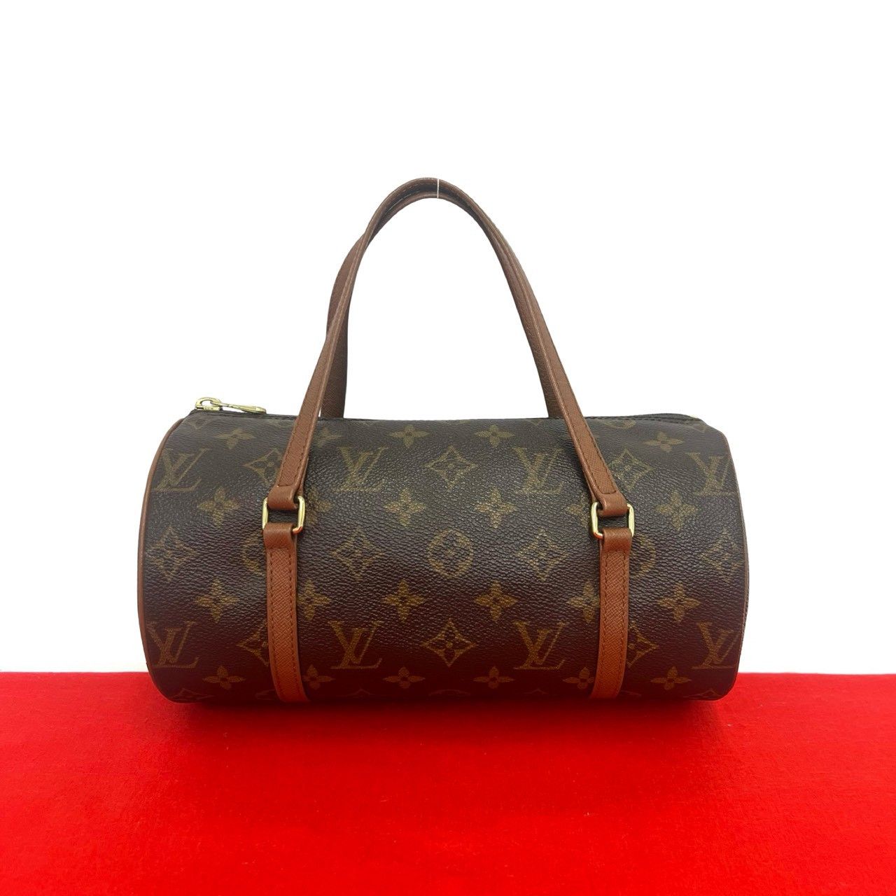 Louis Vuitton Louis Vuitton Louis Vuitton Papillon Monogram Handbag Textile Handbag DUTY FREE for USA Size ONE SIZE - 1 Thumbnail