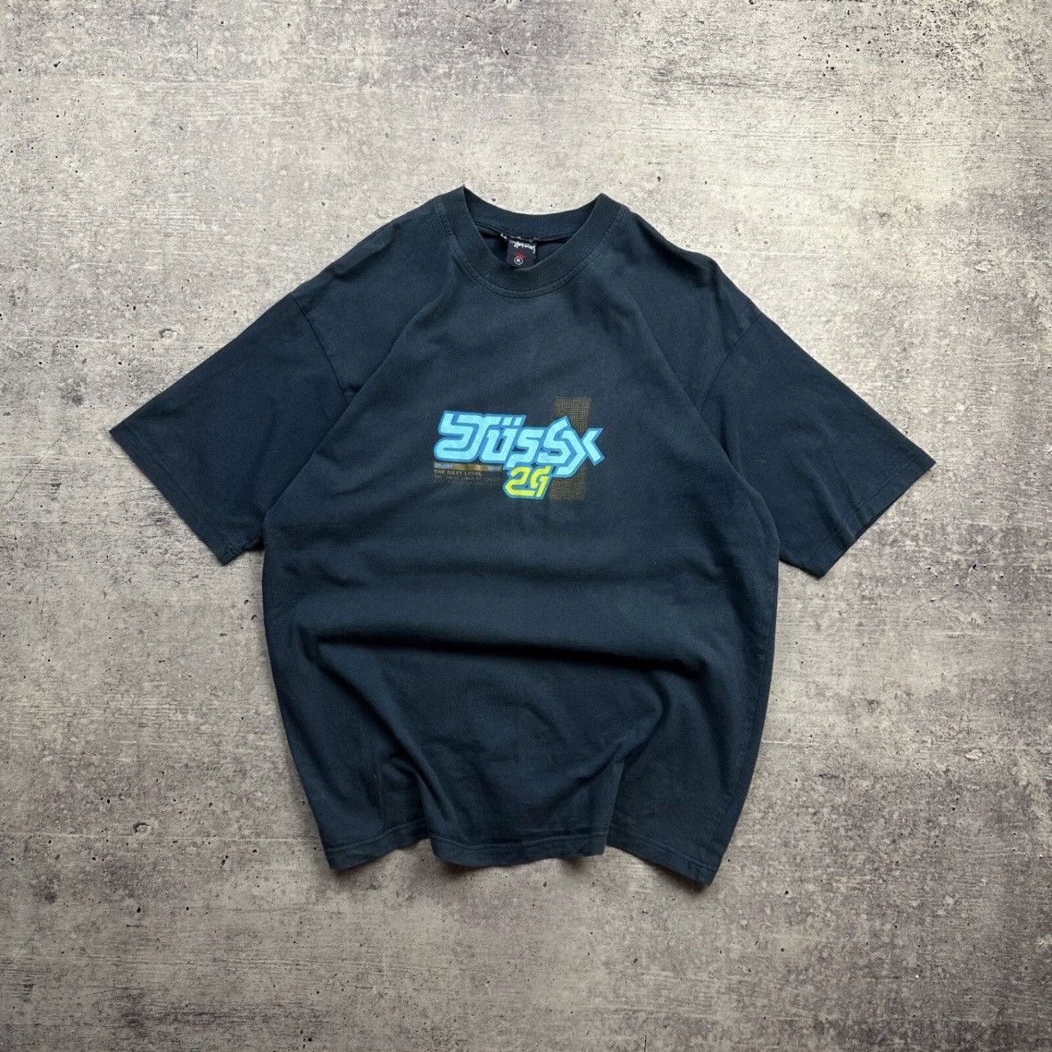 Stussy Vintage 00s Bjork stussy t shirt size Medium Blue Size US M / EU 48-50 / 2 - 2 Thumbnail