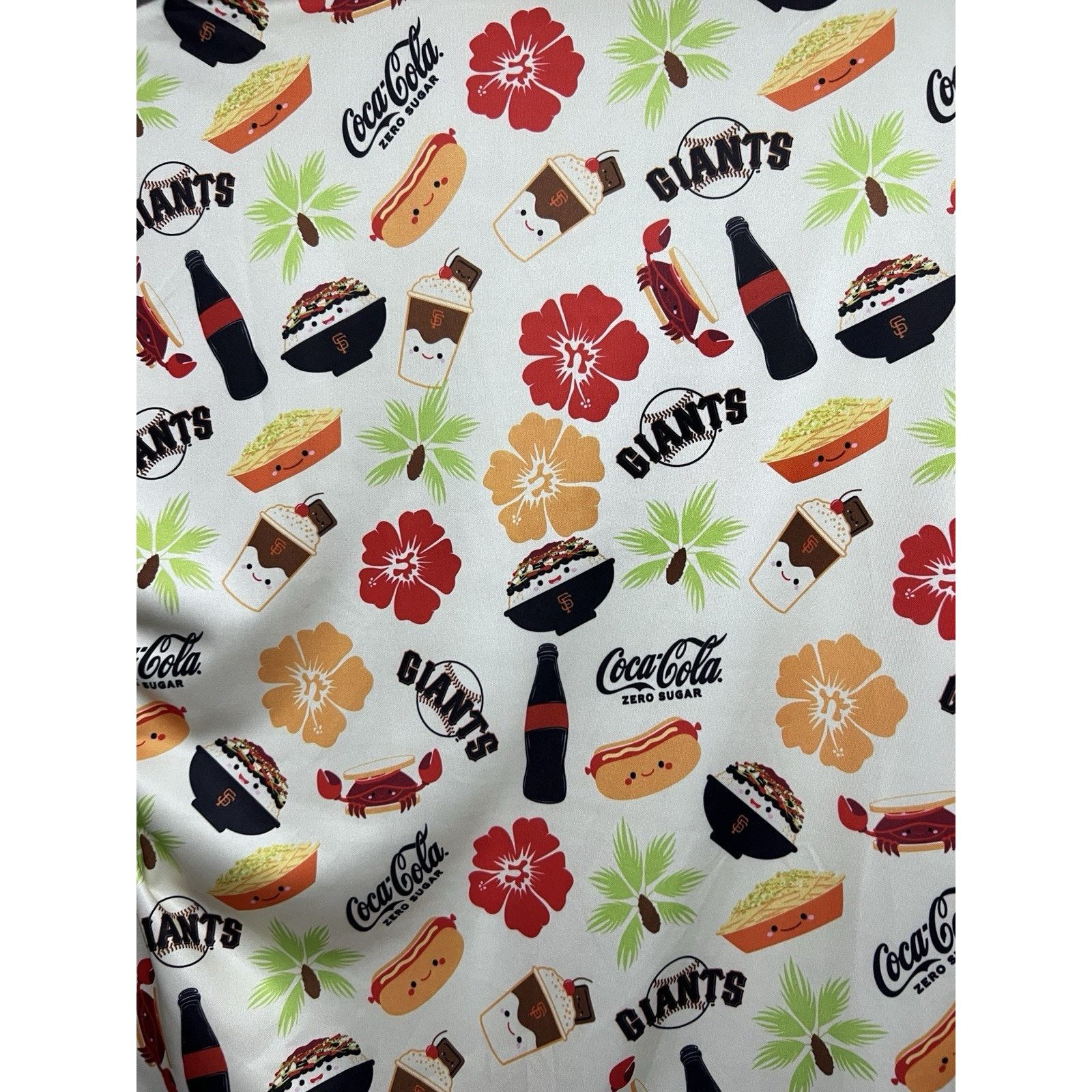 Other SF Giants Baseball Park Hawaiian Foodie Button Up Shirt M Size US M / EU 48-50 / 2 - 5 Thumbnail