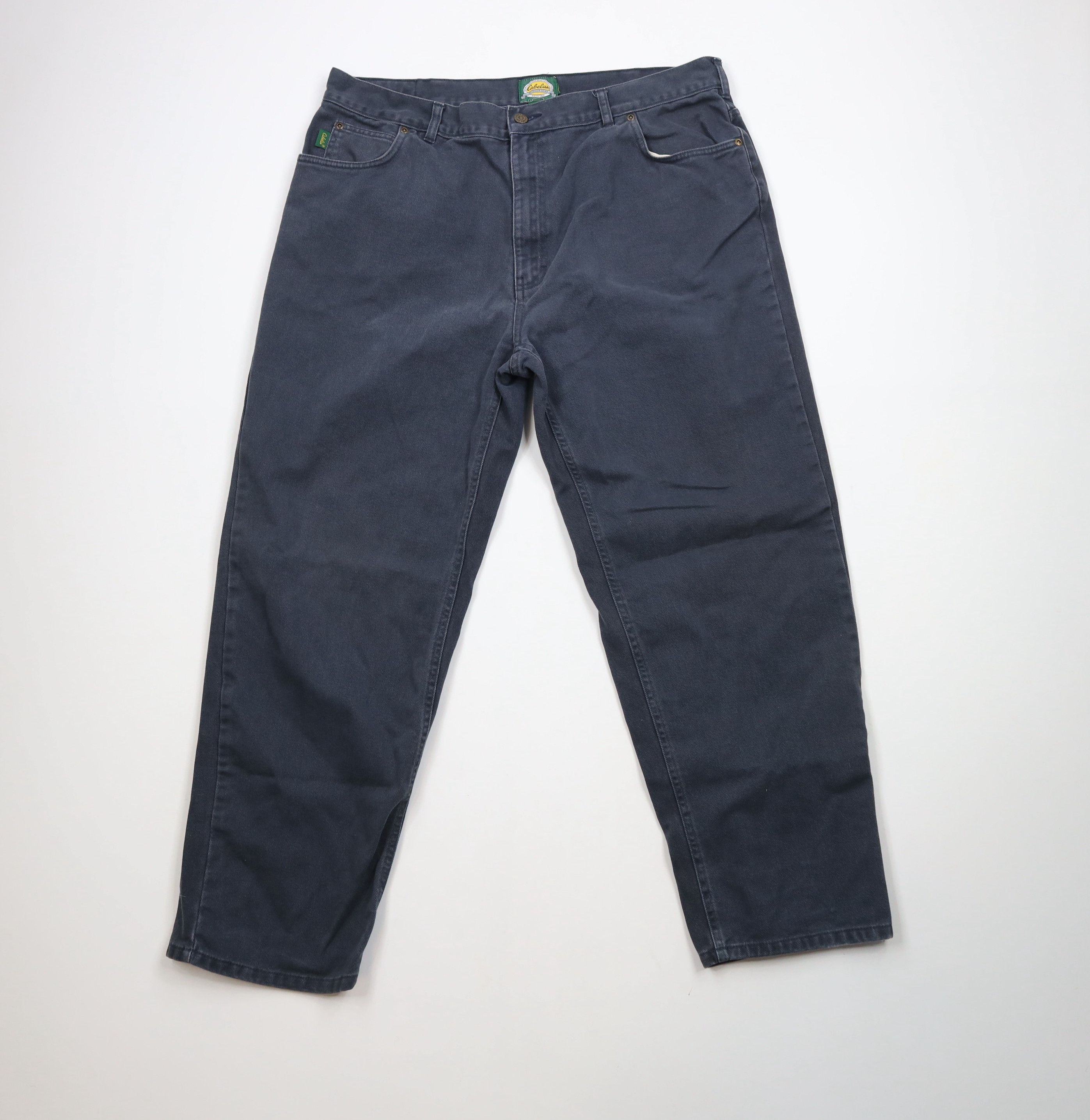 Cabelas × Vintage Vintage 90s Cabelas Relaxed Fit Denim Jeans Gray Cotton Size US 38 / EU 54 - 1 Thumbnail