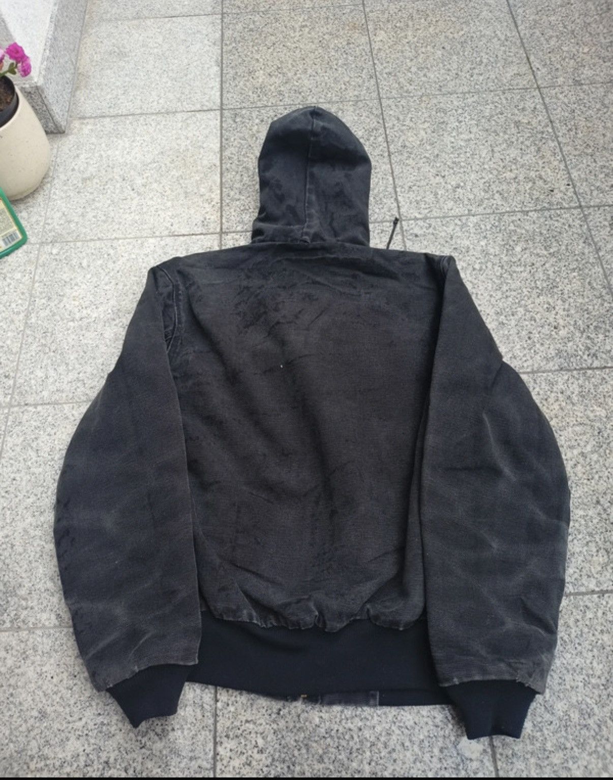 Carhartt Vintage 90s carhartt jr105 active jacket wash black Size US S / EU 44-46 / 1 - 9 Thumbnail