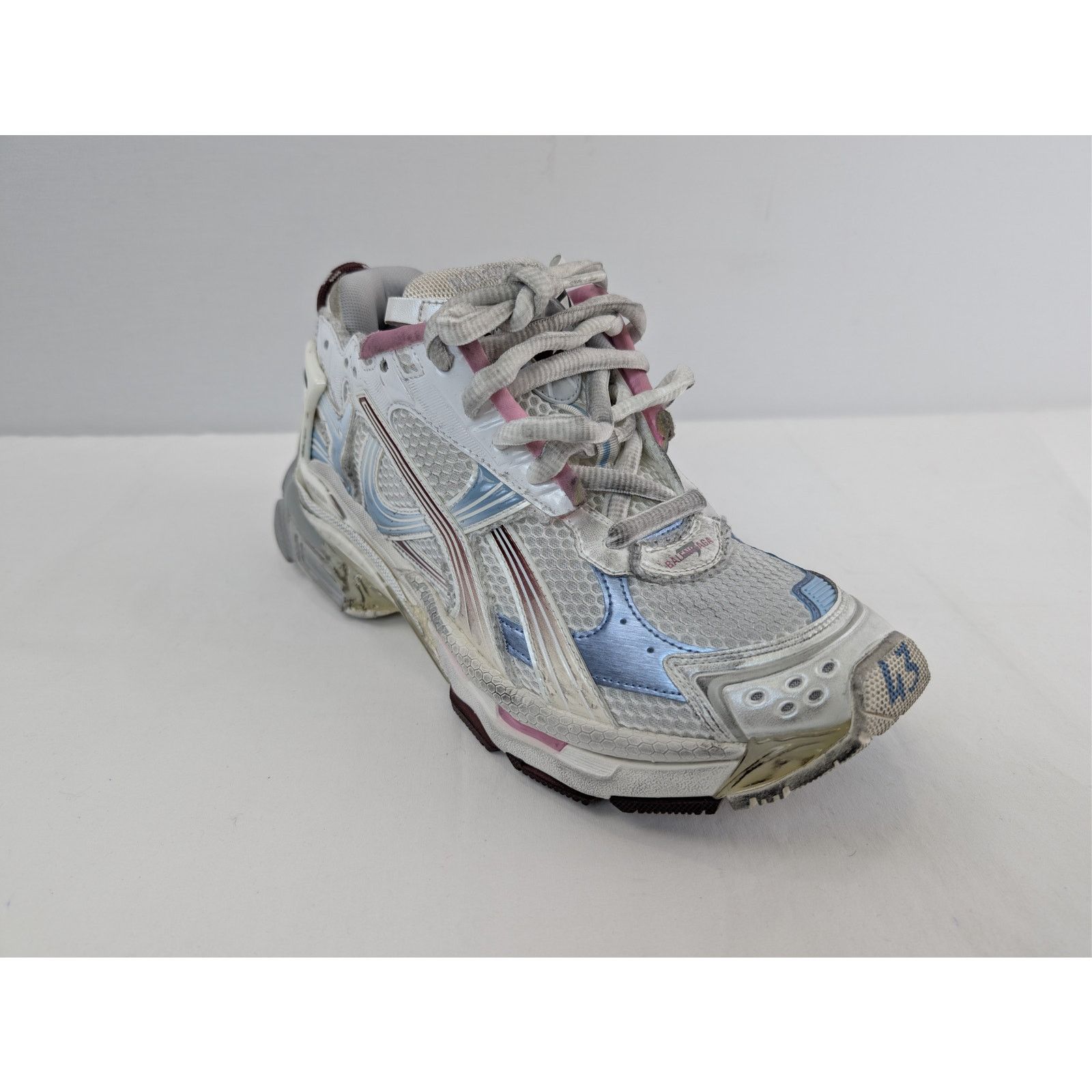 Balenciaga o1rshd1 Runner Gradient Sneaker in Multicolor Size US 10 / EU 43 - 3 Thumbnail