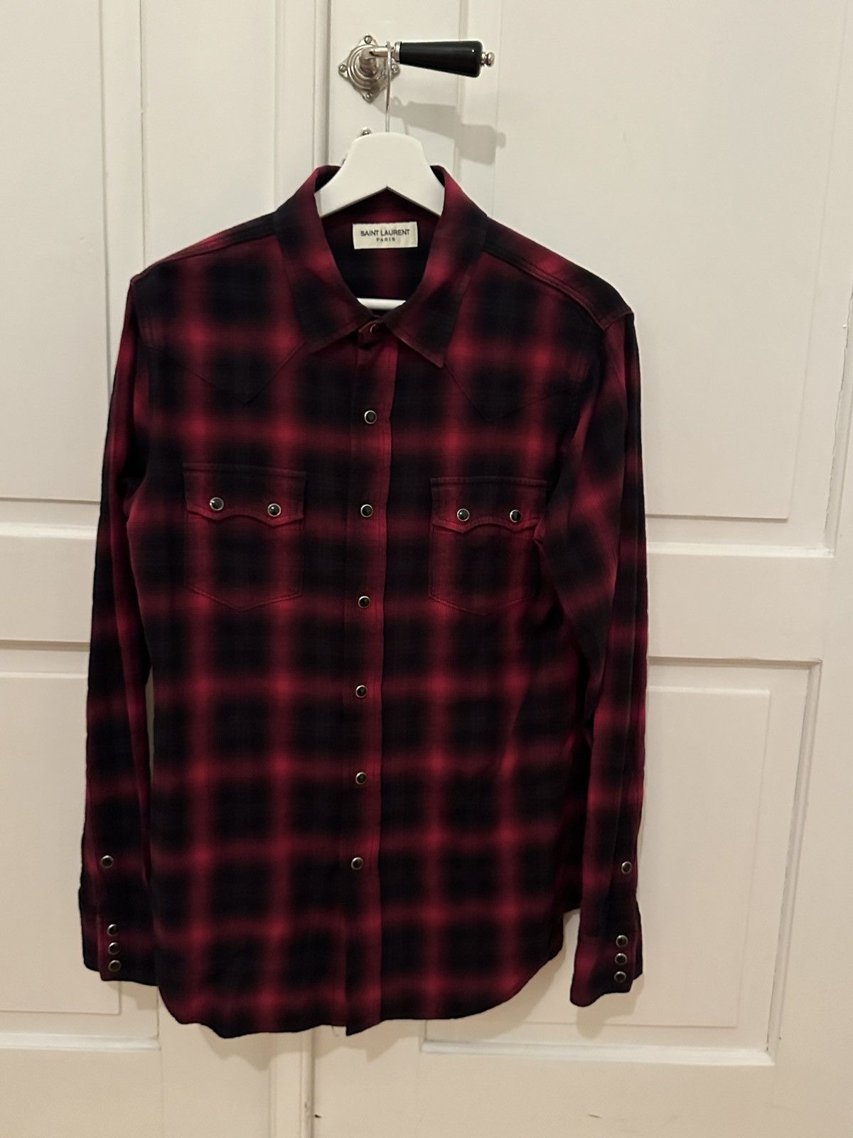 Saint Laurent Paris Saint Laurent Paris Shirt Size US M / EU 48-50 / 2 - 1 Thumbnail