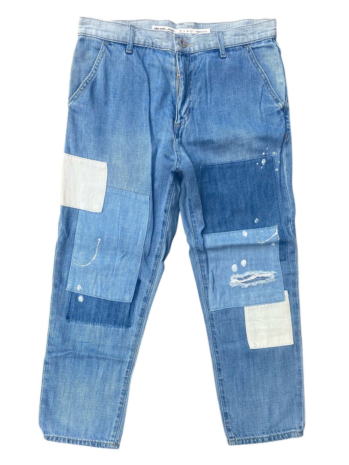 Designer × Japanese Brand Japanese Brand Nico And Patchwork Jeans Size US 30 / EU 46 - 1 Thumbnail