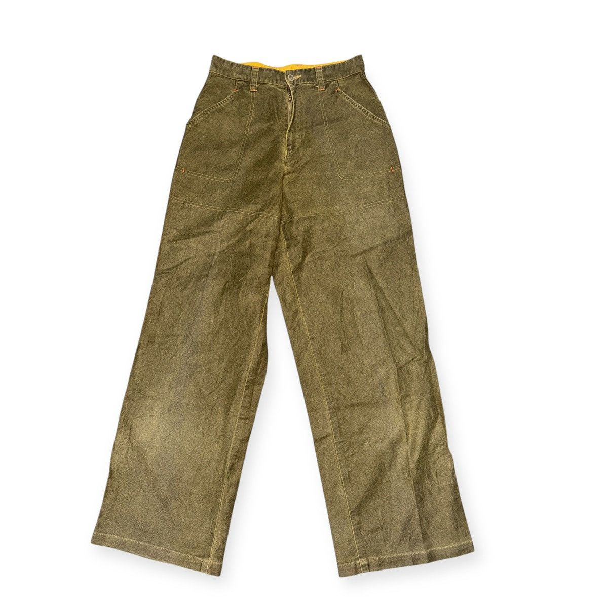 Japanese Brand SANTA FE ARMY STYLE WIDE FEET PANTS Size US 28 / EU 44 - 1 Thumbnail