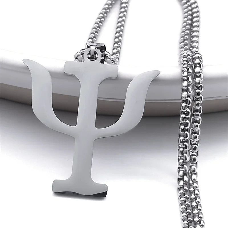 Jewelry Greek Letter PSI Symbol Pendant Necklace Emblem Size ONE SIZE - 2 Thumbnail