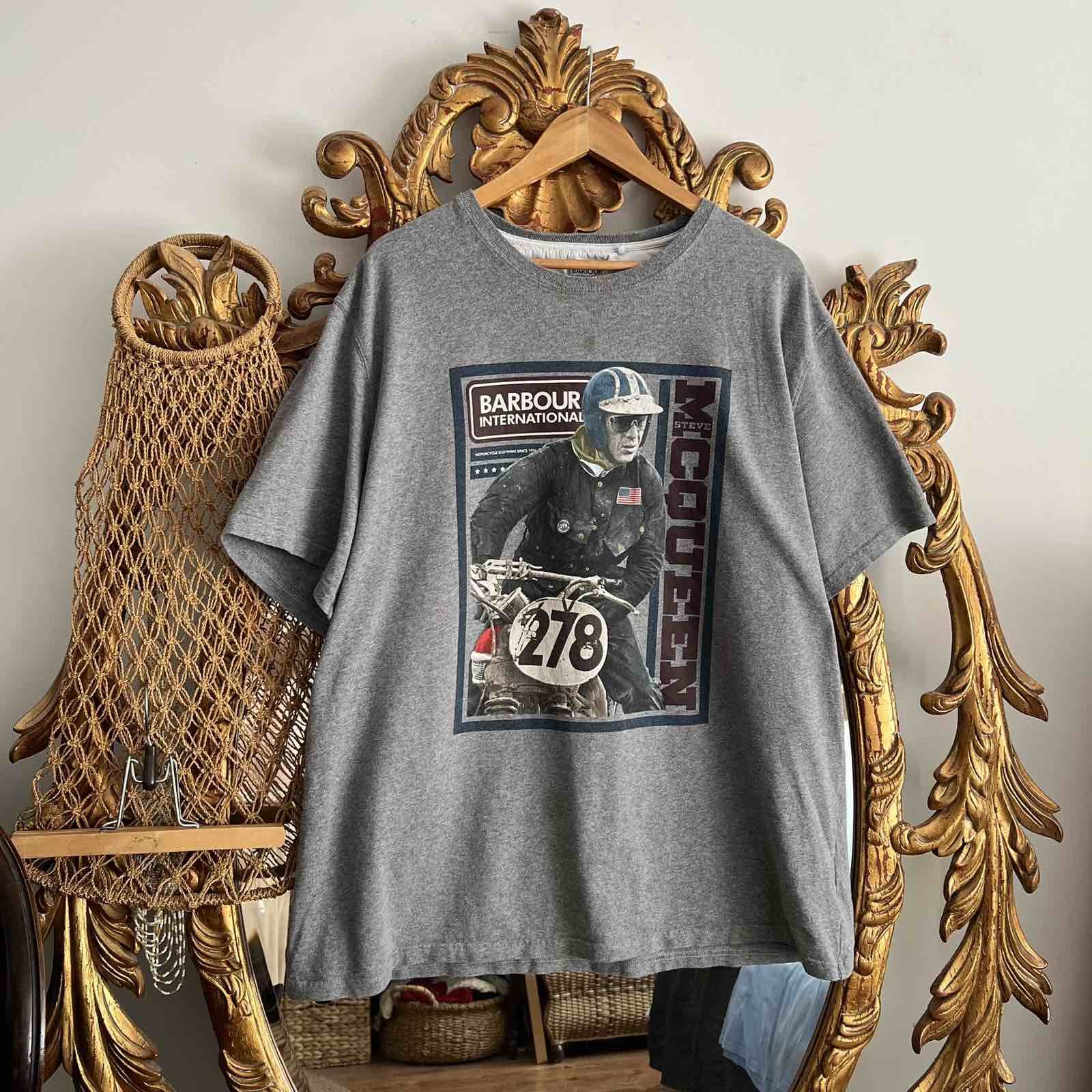 Barbour Barbour tee Steve McQueen collection rare Sz 3XL Size US XXL / EU 58 / 5 - 1 Thumbnail
