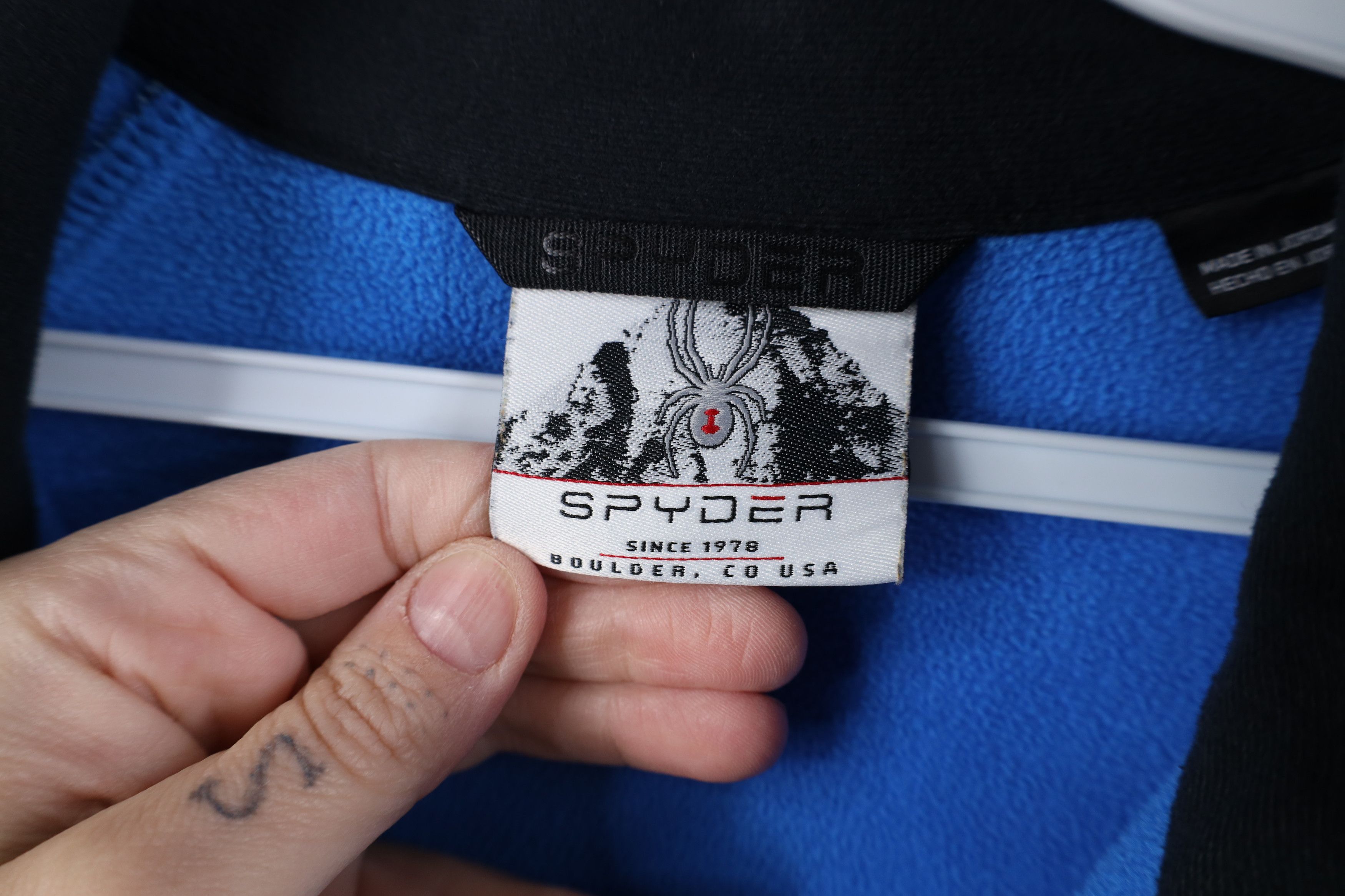 Spyder Spyder Ribbed Knit Outbound Half Zip Pullover Sweater Blue Size US L / EU 52-54 / 3 - 6 Thumbnail