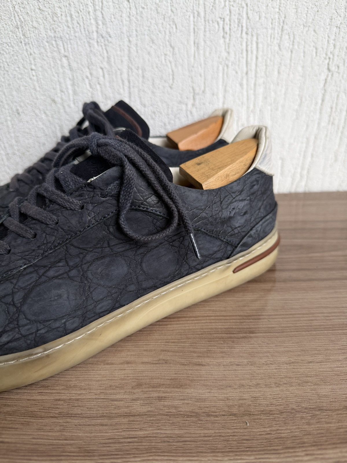 Loro Piana Crocodile embossed 70's walk sneaker Size US 9 / EU 42 - 13 Thumbnail