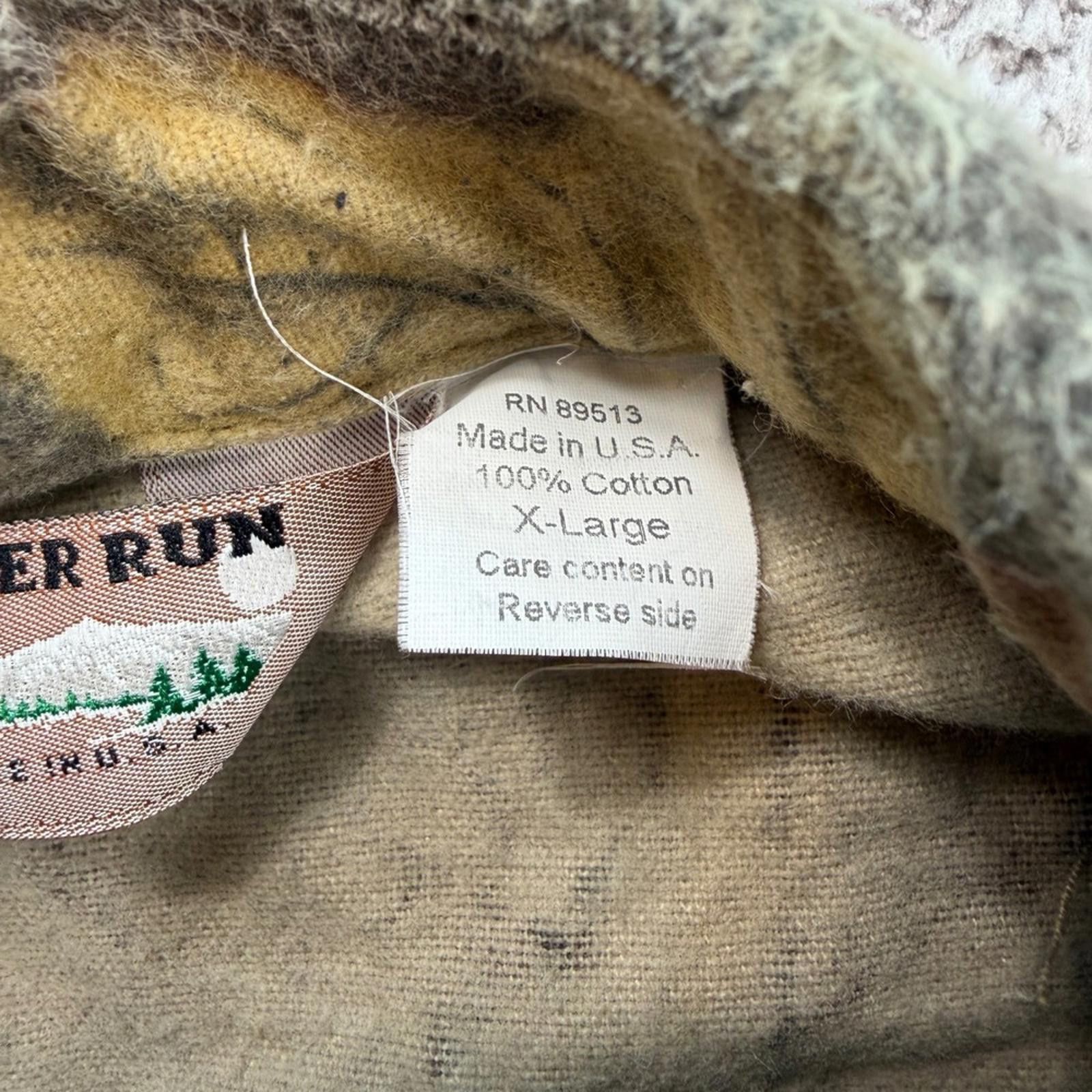 Other Vintage Winter Run Mens XL Camo Flannel Shirt Buck Size US XL / EU 56 / 4 - 5 Thumbnail