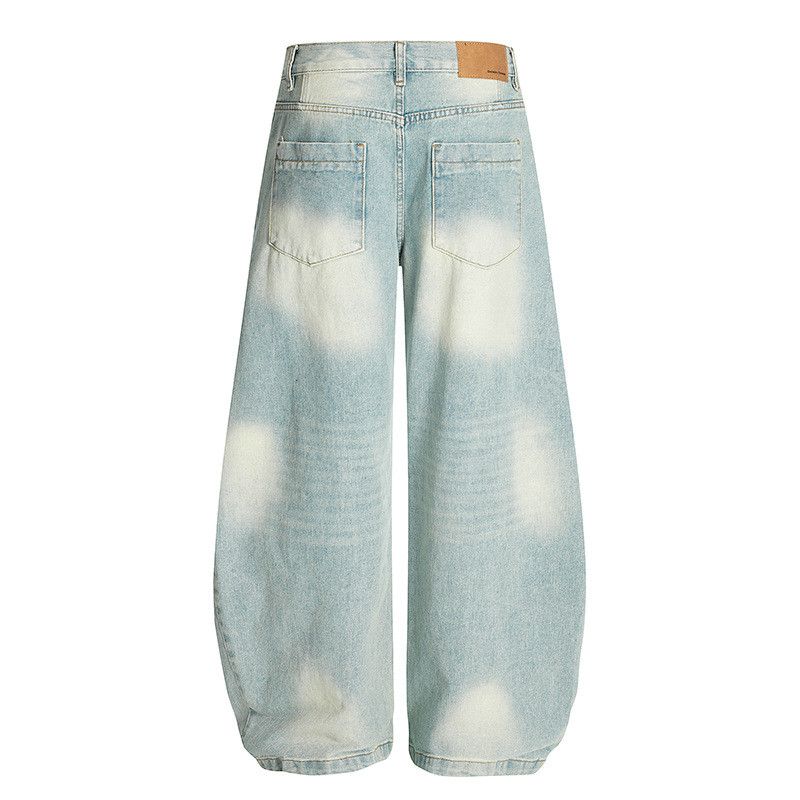 Vintage Men's American Vintage Washed Curved-Leg Jeans Size US 34 / EU 50 - 2 Thumbnail