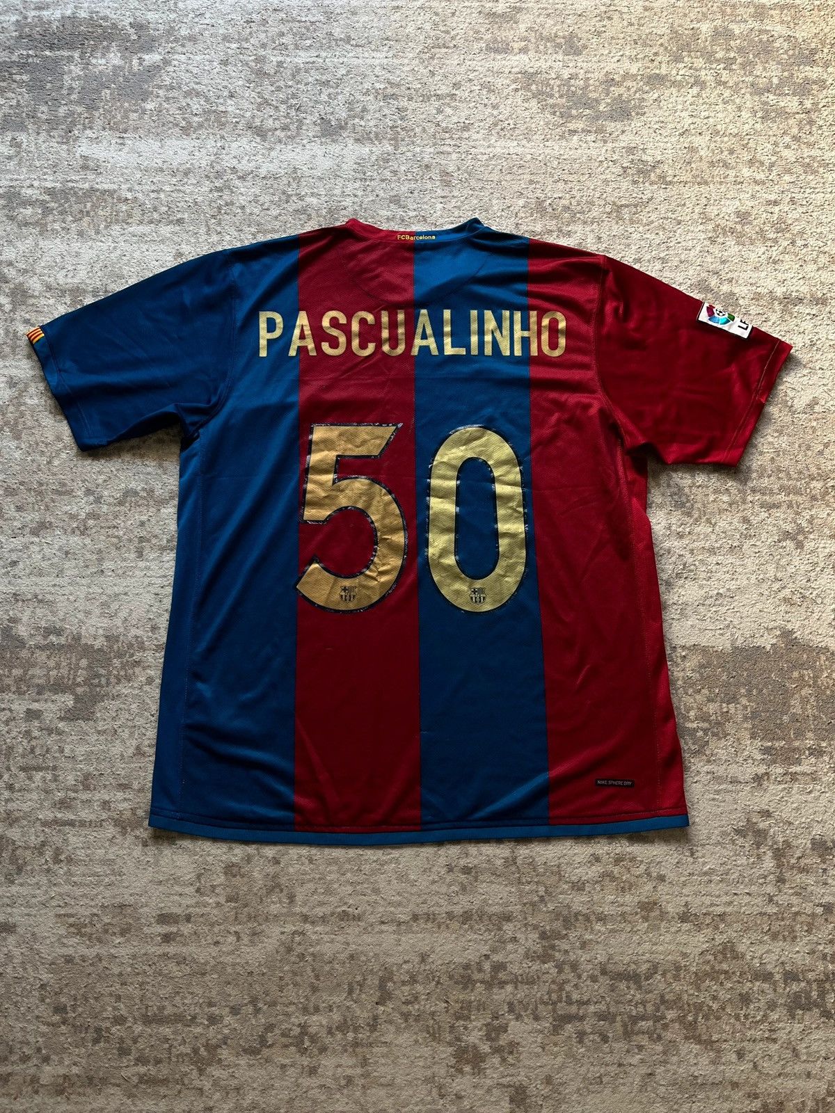 Nike Nike FC Barcelona x Pascualinho #10 2006 Made in Morocco Size US XL / EU 56 / 4 - 9 Thumbnail