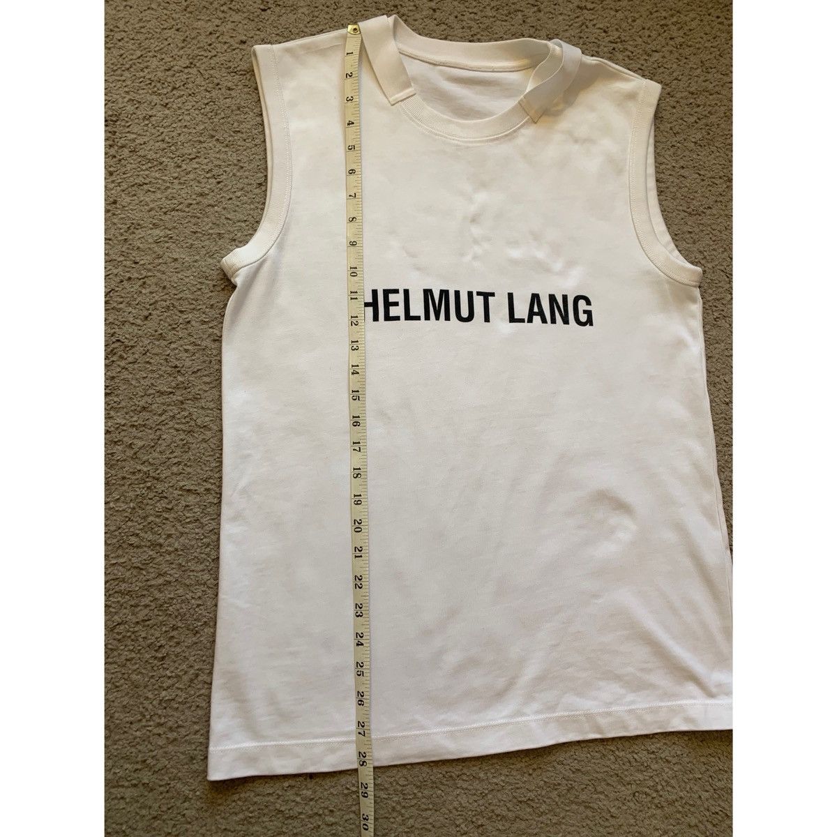 Helmut Lang HELMUT LANG POET TEXT LOGO MUSCLE TANK TOP Size US M / EU 48-50 / 2 - 16 Thumbnail