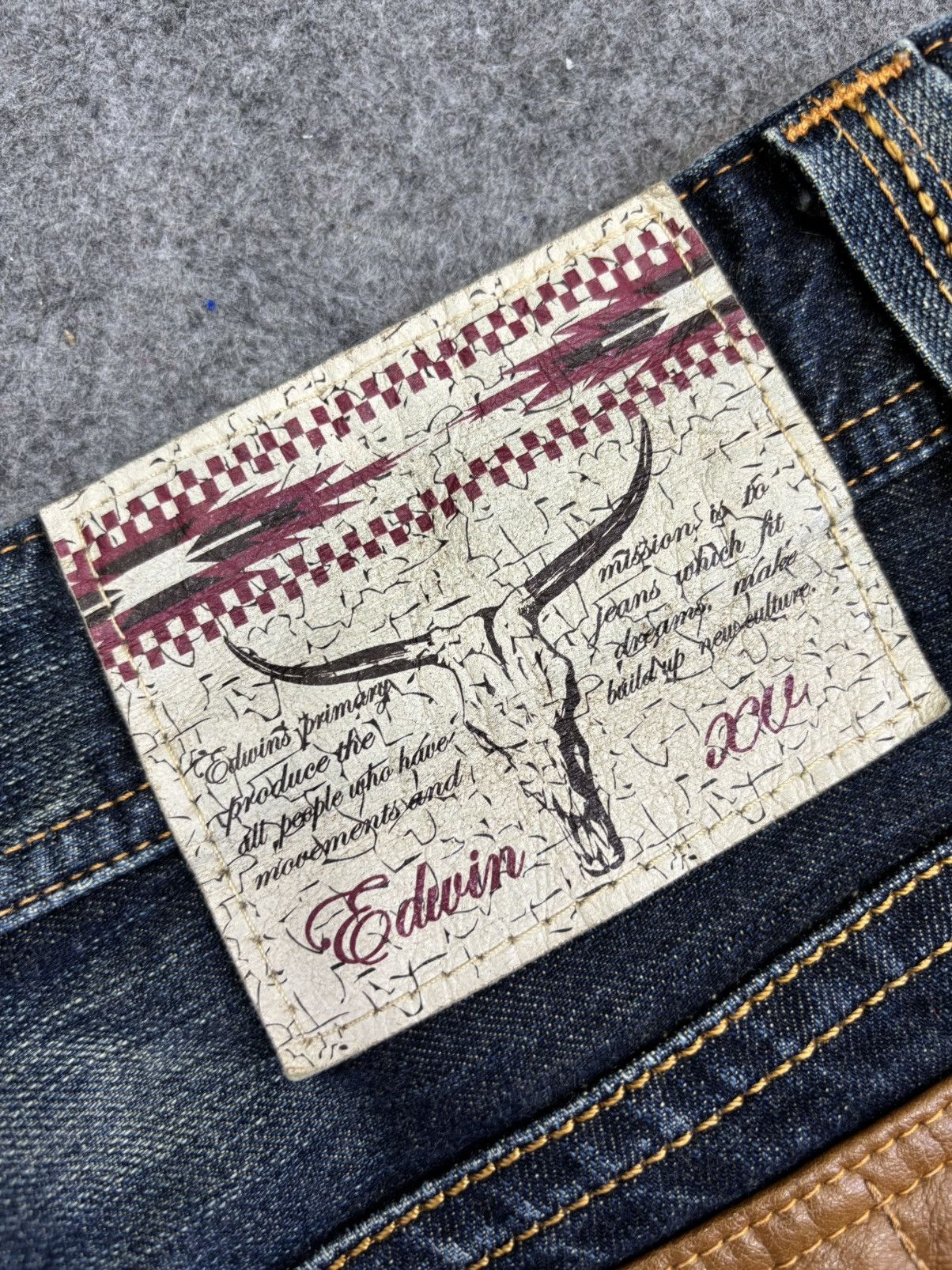 Edwin 💥Flare💥Edwin Westerner Style Sick Fades Flare Denim F833 Size US 32 / EU 48 - 13 Thumbnail