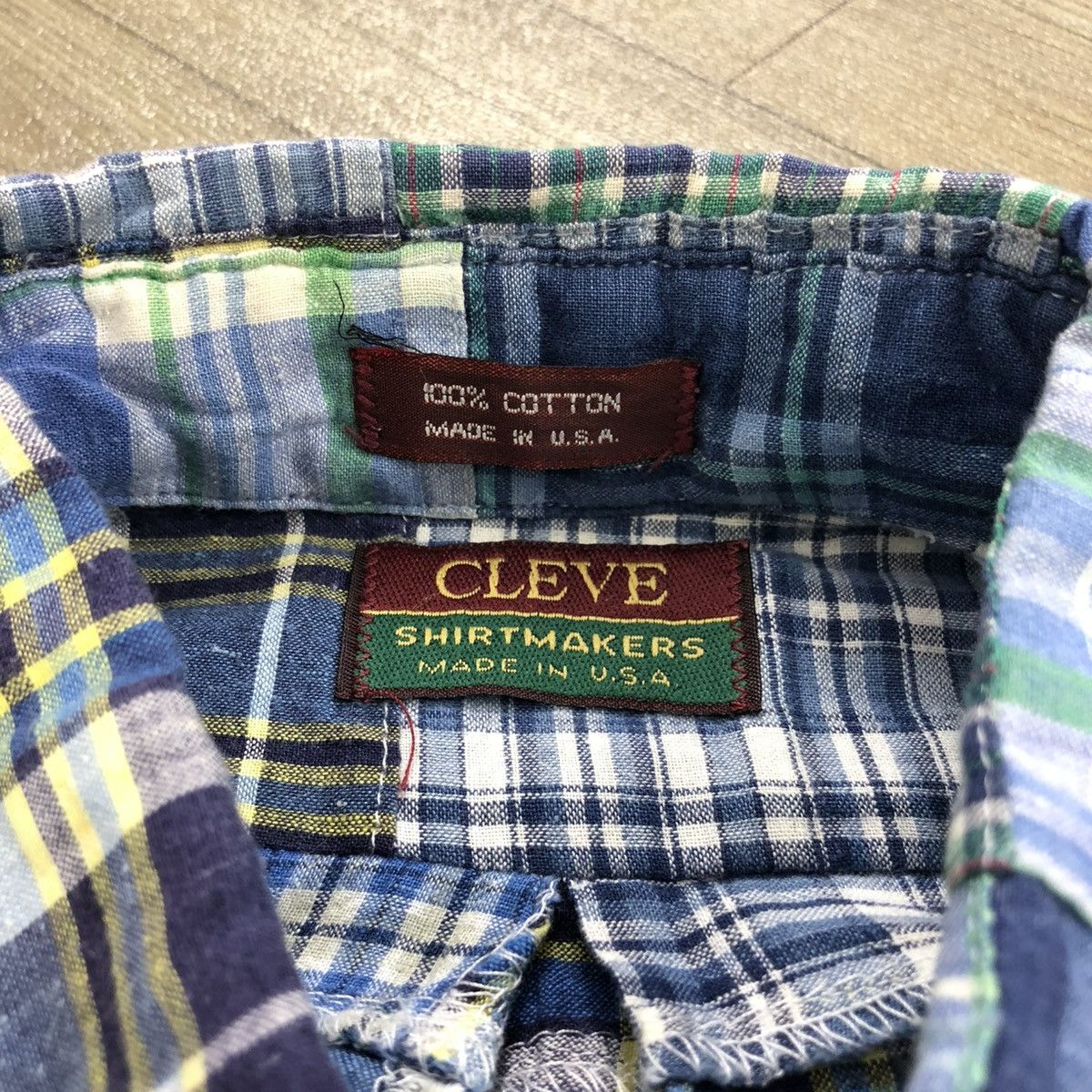 Japanese Brand Vintage Cleve USA Patchwork Shirt Y2K Ifsixwasnine Lgb Goa Size US M / EU 48-50 / 2 - 5 Thumbnail
