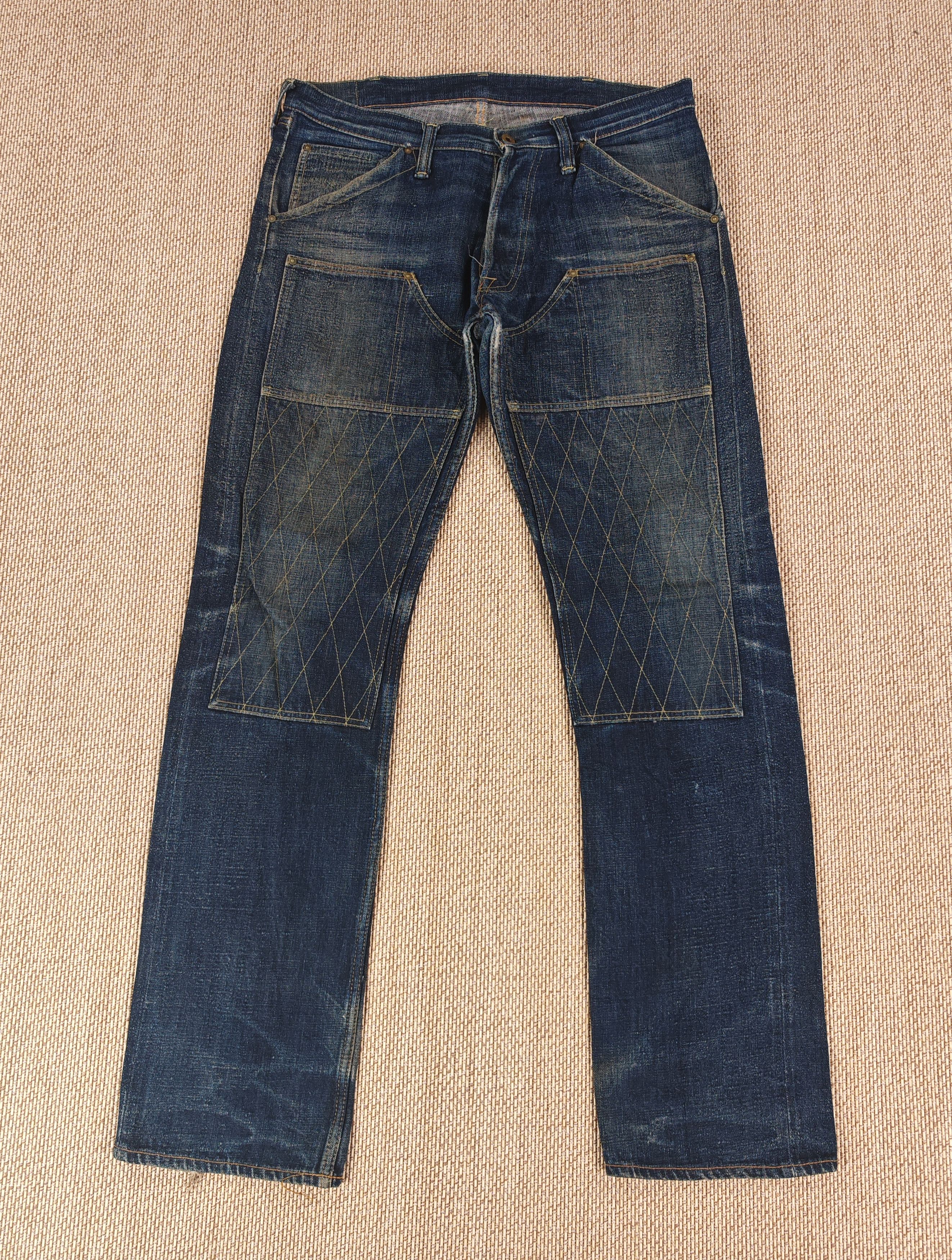 Trophy Clothing Double Knee Selvedge Denim