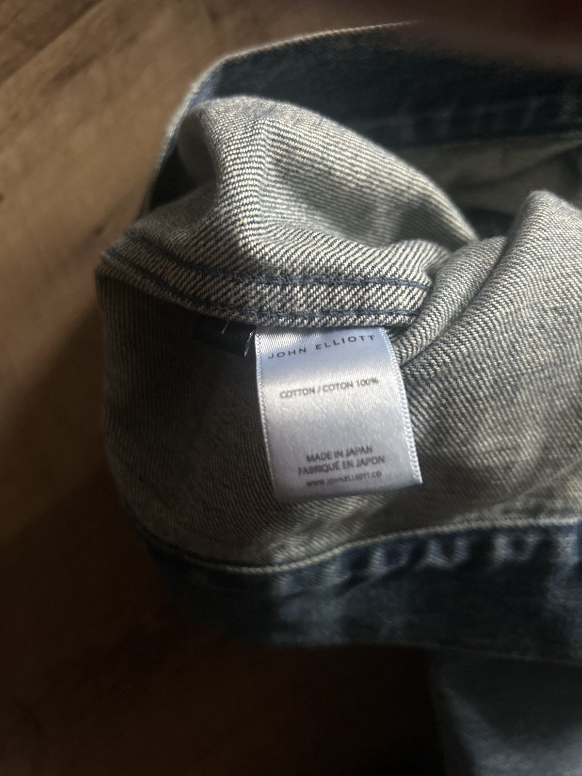 John Elliott John Elliott Denim Full Zip Up Jacket Size US S / EU 44-46 / 1 - 5 Thumbnail