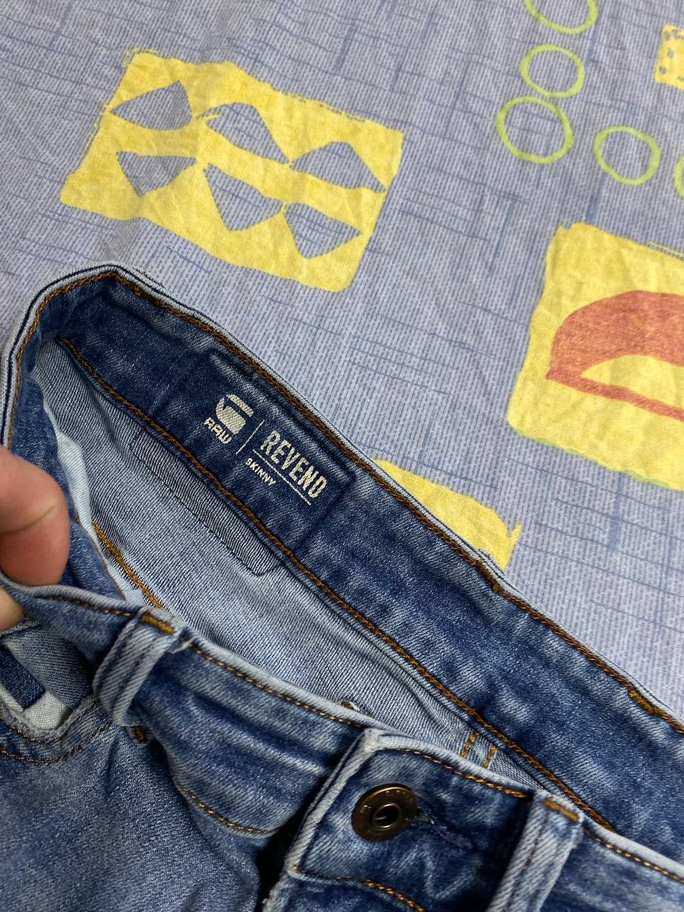 G-Star Vintage G Star Raw Denim Jeans Y2K Size US 30 / EU 46 - 15 Thumbnail