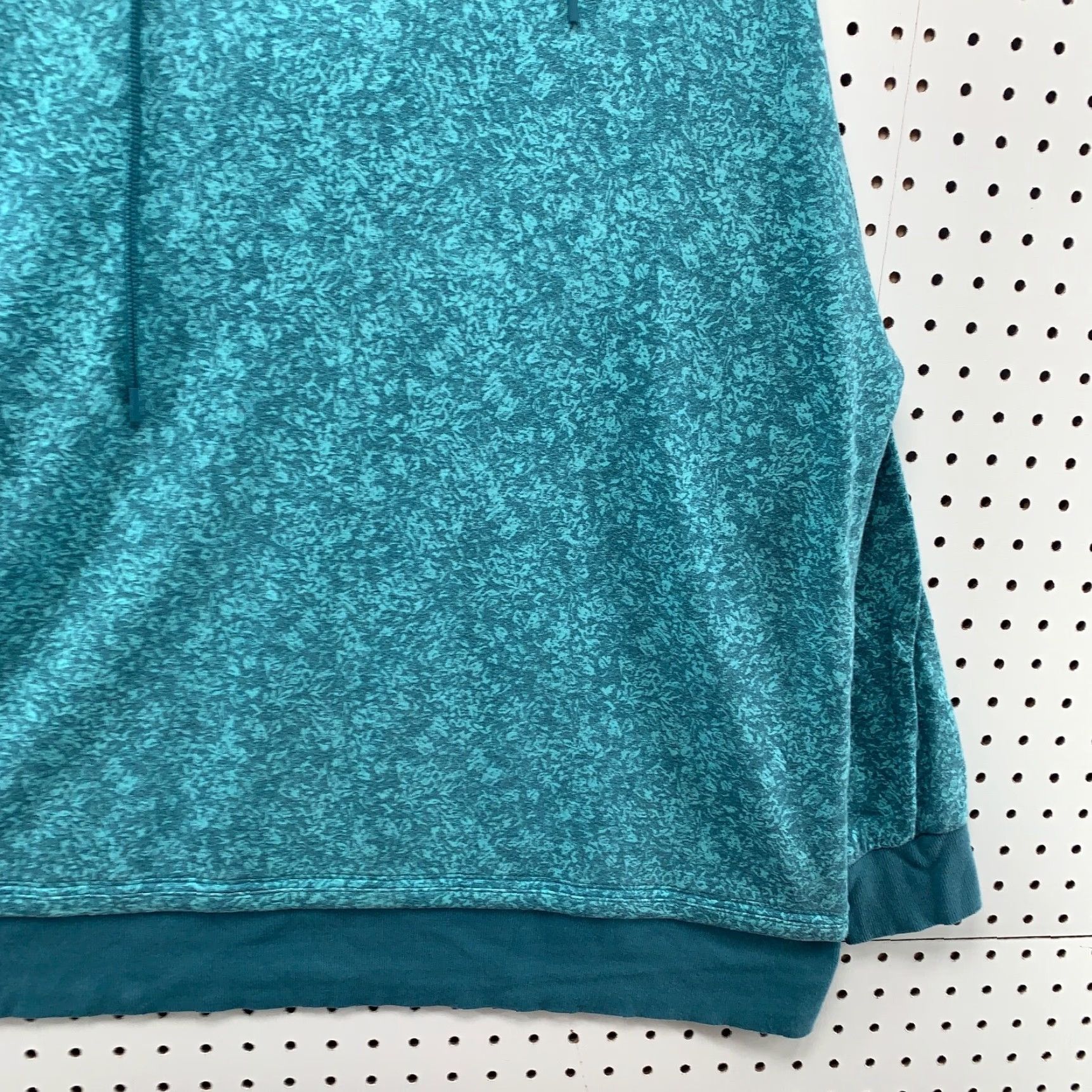 Athleta Athleta Hoodie Sweatshirt Womens Large Green Floral V Neck Pullover 24.5x29 Size L / US 10 / IT 46 - 3 Thumbnail