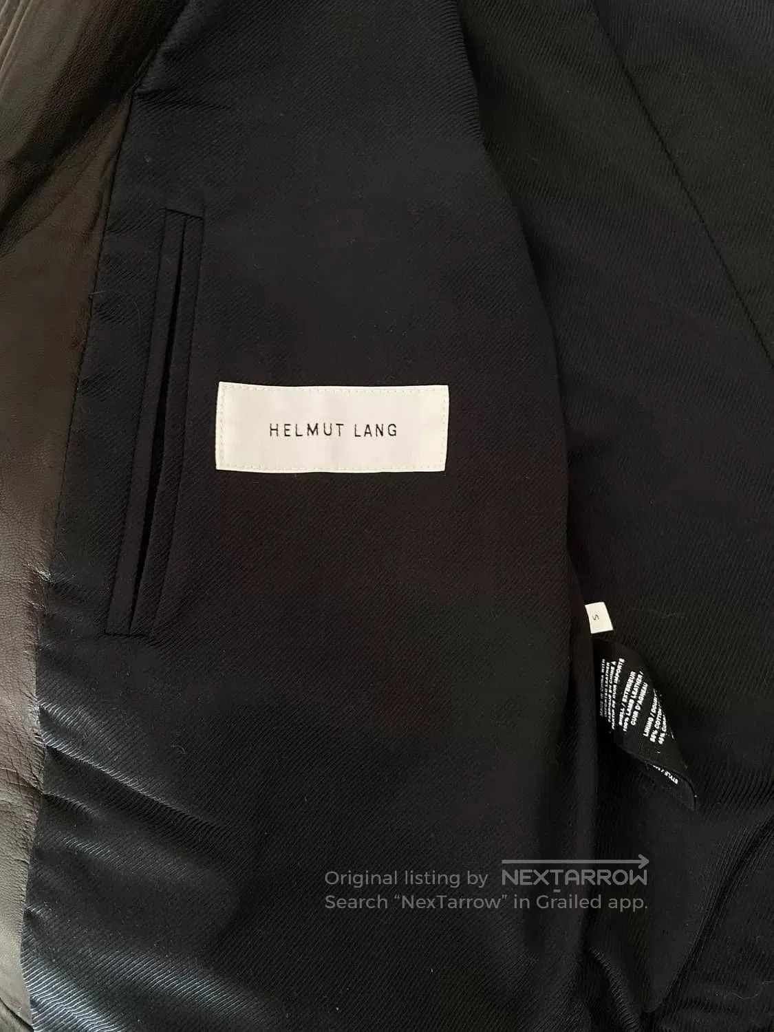 Helmut Lang Helmut Lang Vintage Leather Jacket. Size US S / EU 44-46 / 1 - 6 Thumbnail