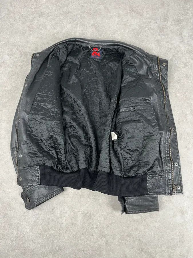 Dolce & Gabbana 1990s Dolce & Gabbana Black Leather Multi-Pocket Bomber Jacket Size US S / EU 44-46 / 1 - 8 Thumbnail