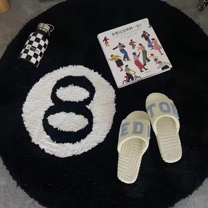 80 X 80 cm Hagiwara x azawa Ball 8 Carpet Soft Tufted Rug