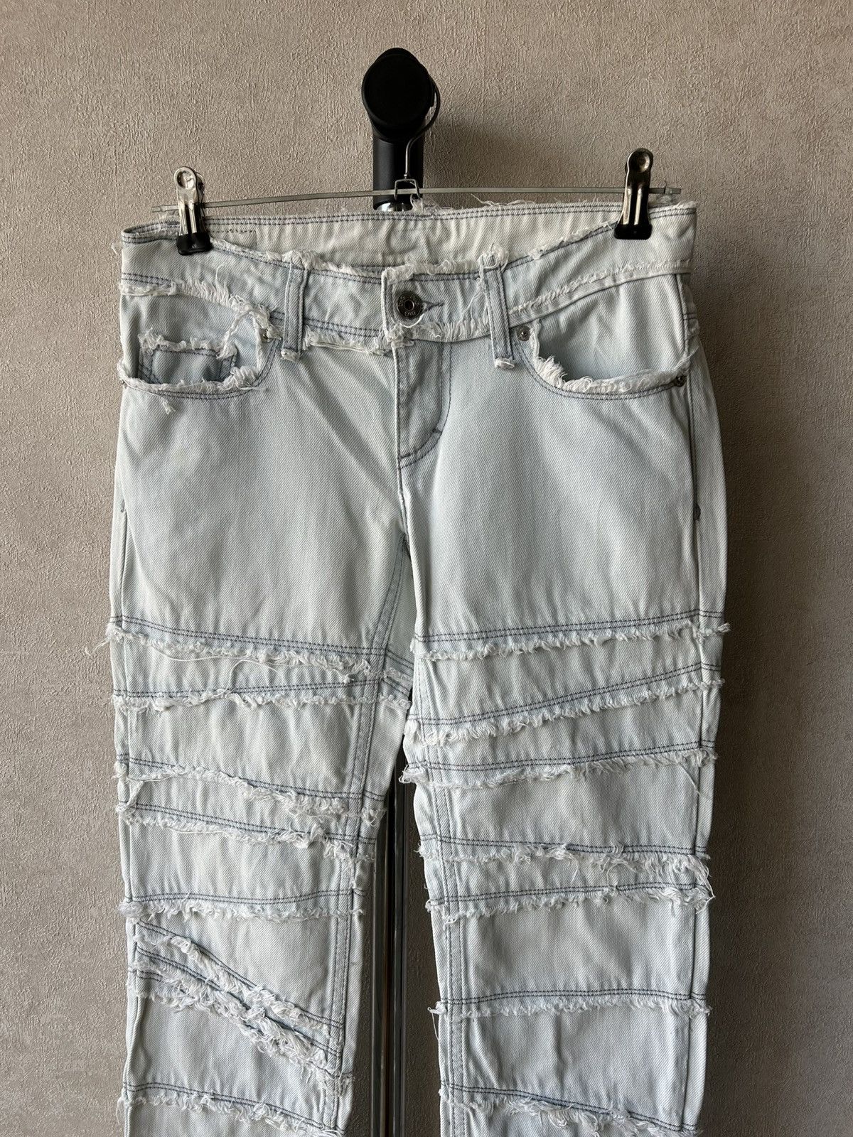 Dolce & Gabbana Dolce & Gabbana Staked and Ripped Slim Fit Jeans Y2K Size 28" / US 6 / IT 42 - 3 Thumbnail