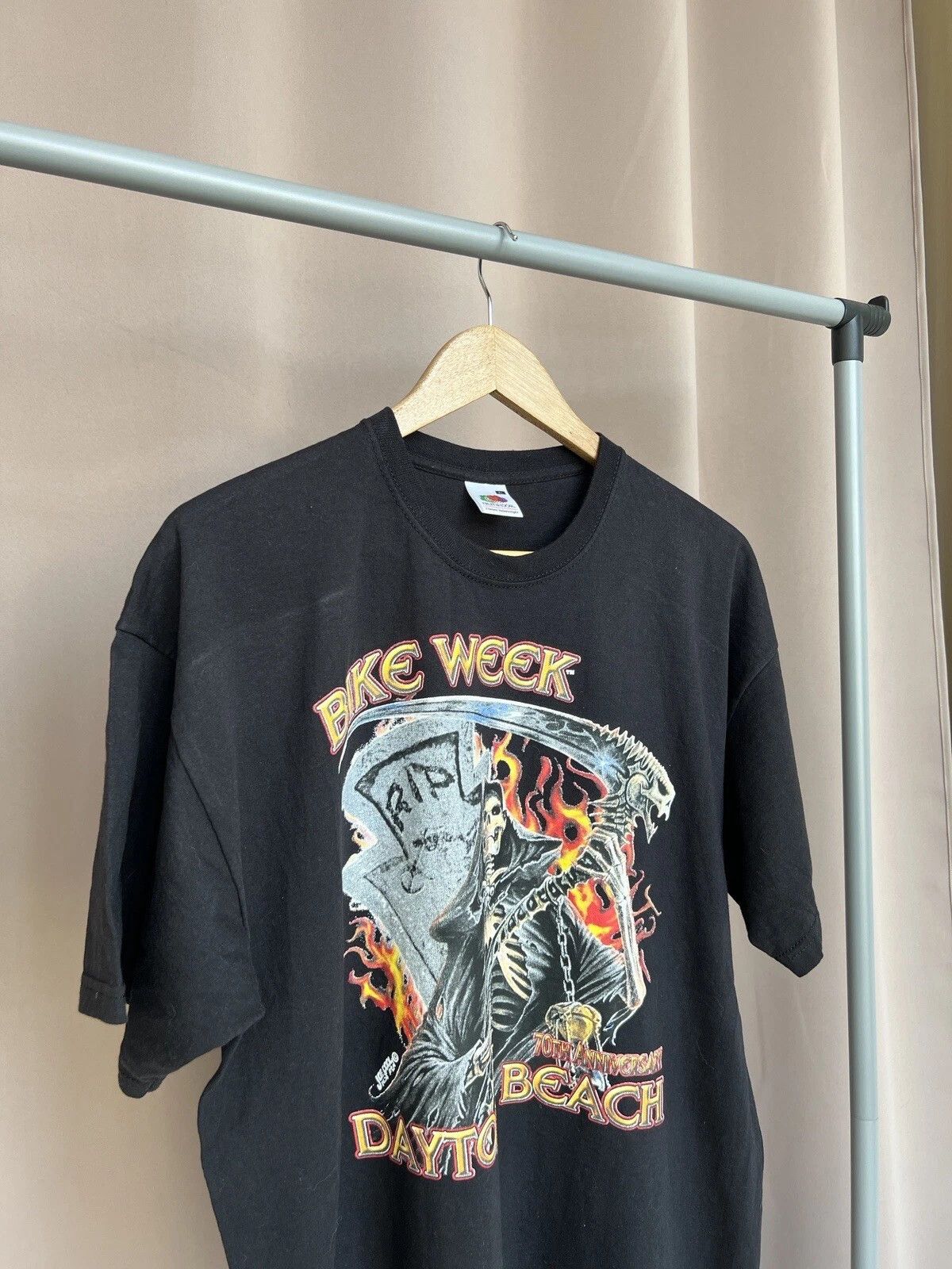 Fruit Of The Loom Daytona Beach Bike Week T-Shirt Mens Size XL Motorcycle Size US XL / EU 56 / 4 - 3 Thumbnail