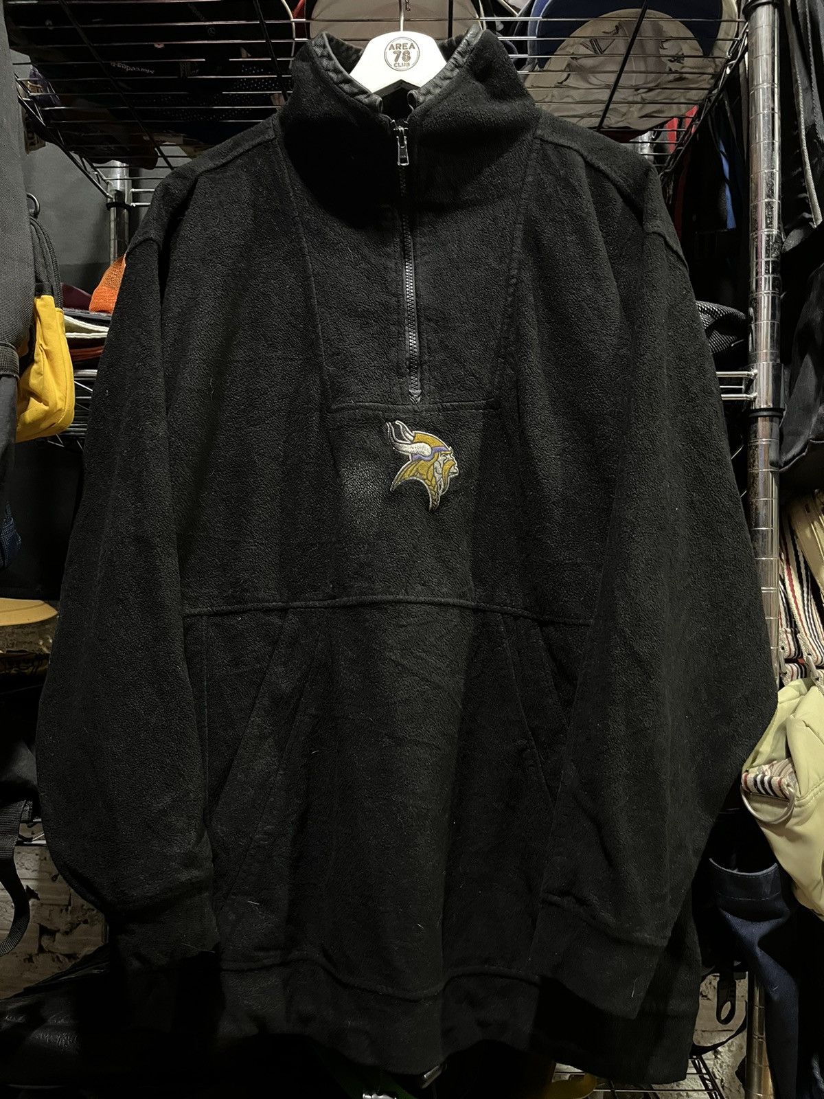 NFL × Vintage Minnesota Vikings NFL Half Zip Jacket Logo Size US L / EU 52-54 / 3 - 1 Thumbnail