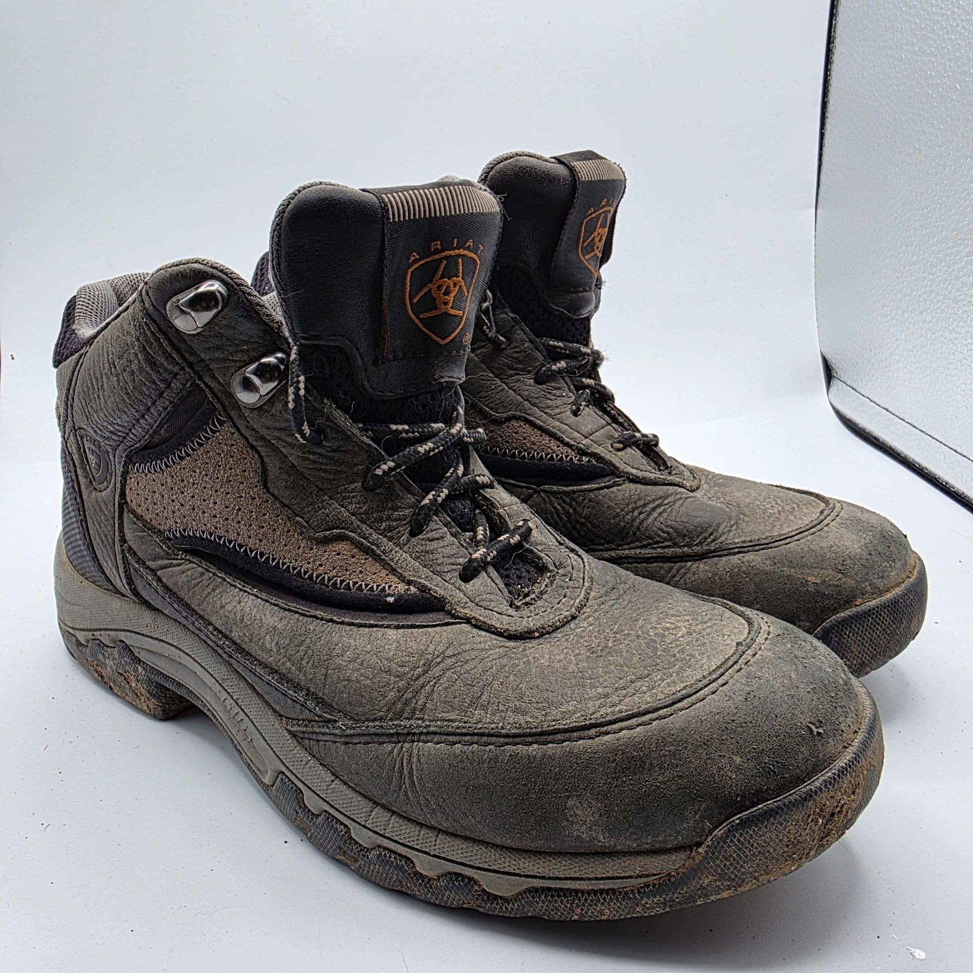 Ariat Ariat ATS Technology Womens Size 7 B Gray Boots Work Outdoor Size US 7 / IT 37 - 1 Thumbnail